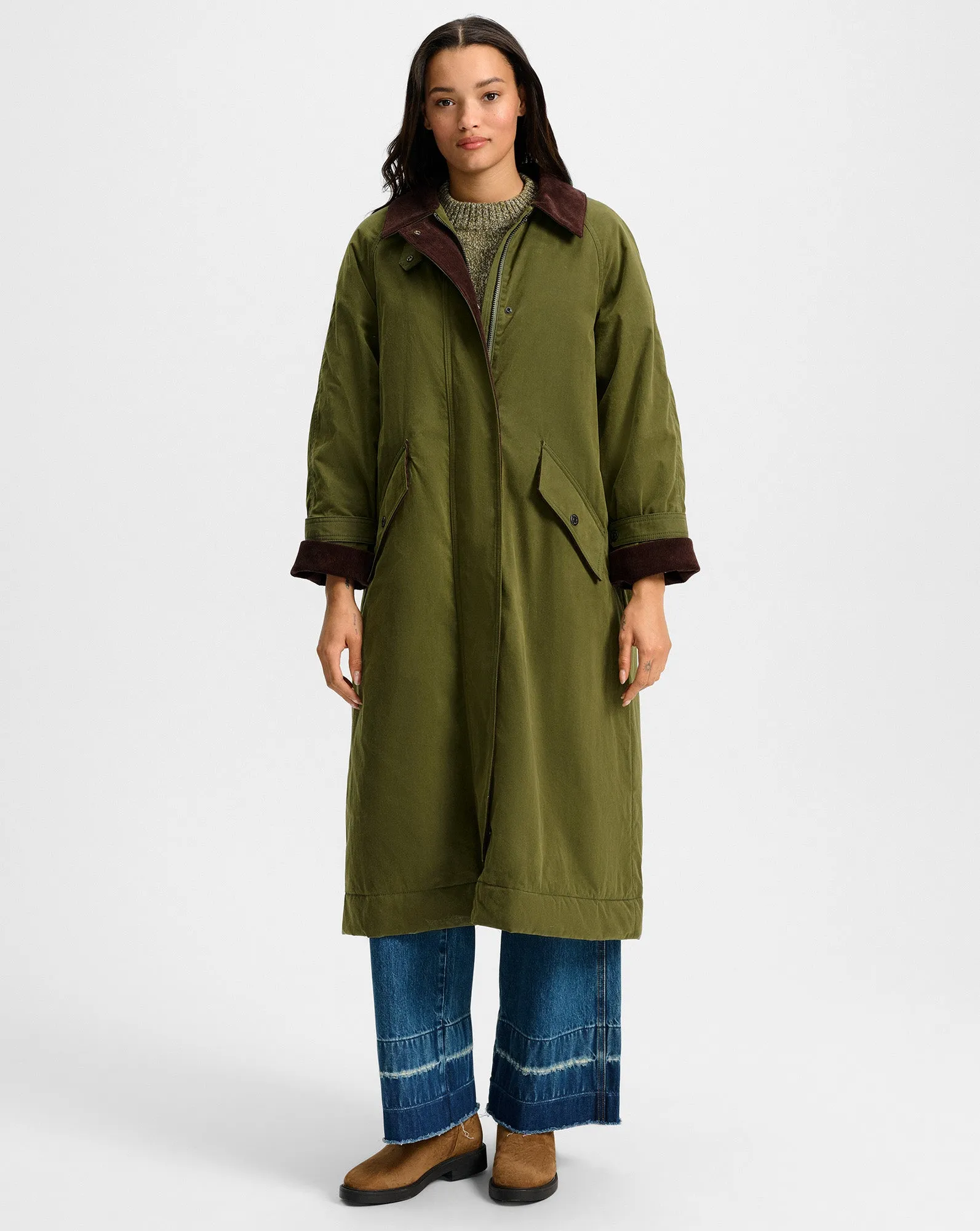 Dietz Wax-Coated Field Coat sold by Ulla Johnson product image thumbnail 3
