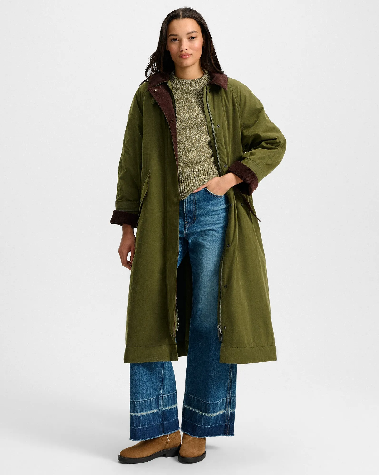 Dietz Wax-Coated Field Coat sold by Ulla Johnson
