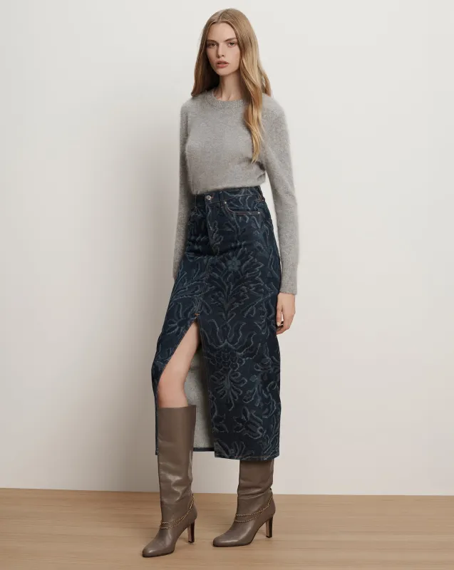 Devorah Denim Maxi Skirt made by Veronica Beard