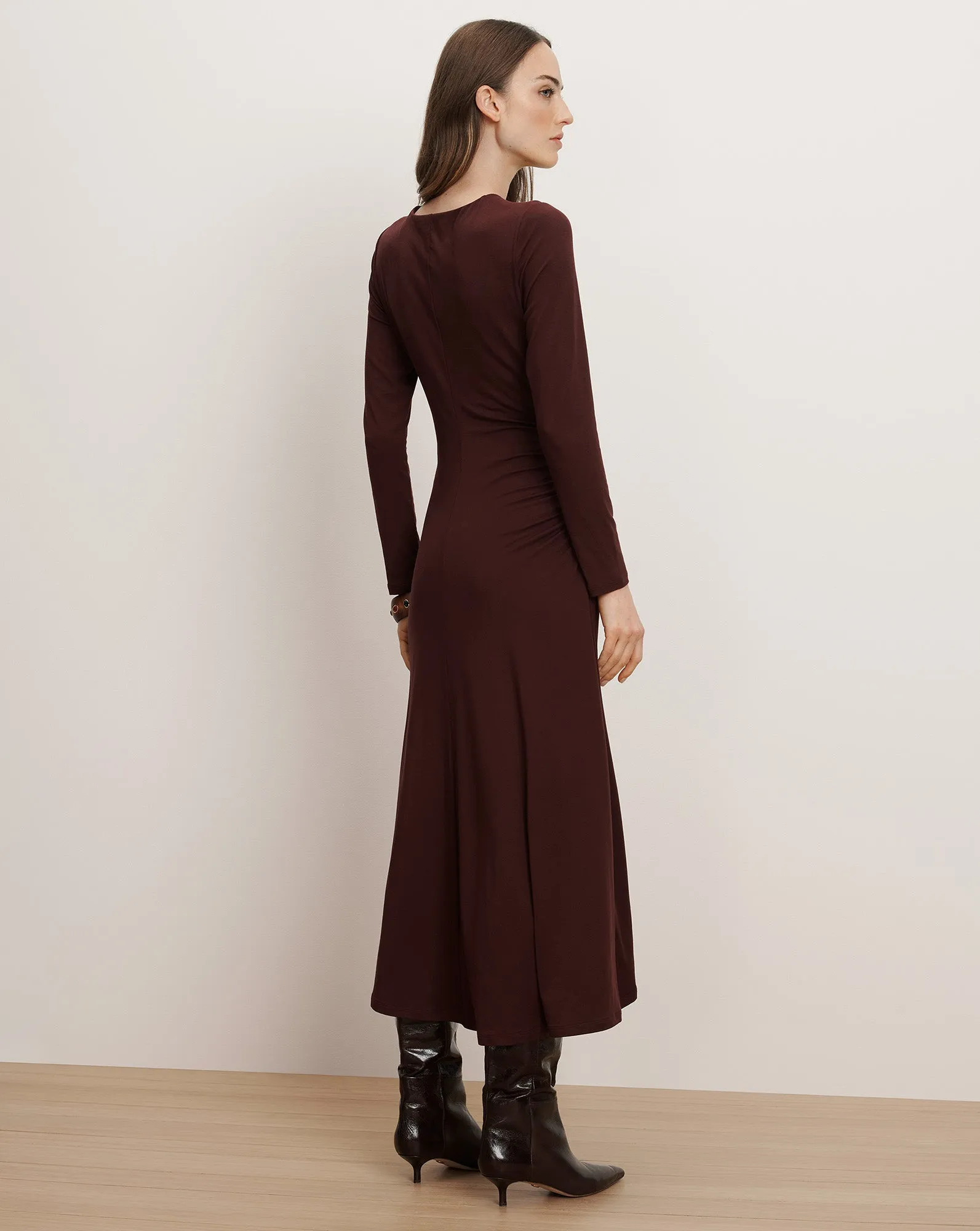 Theodora Ruched Midi Dress sold by Ulla Johnson product image thumbnail 3