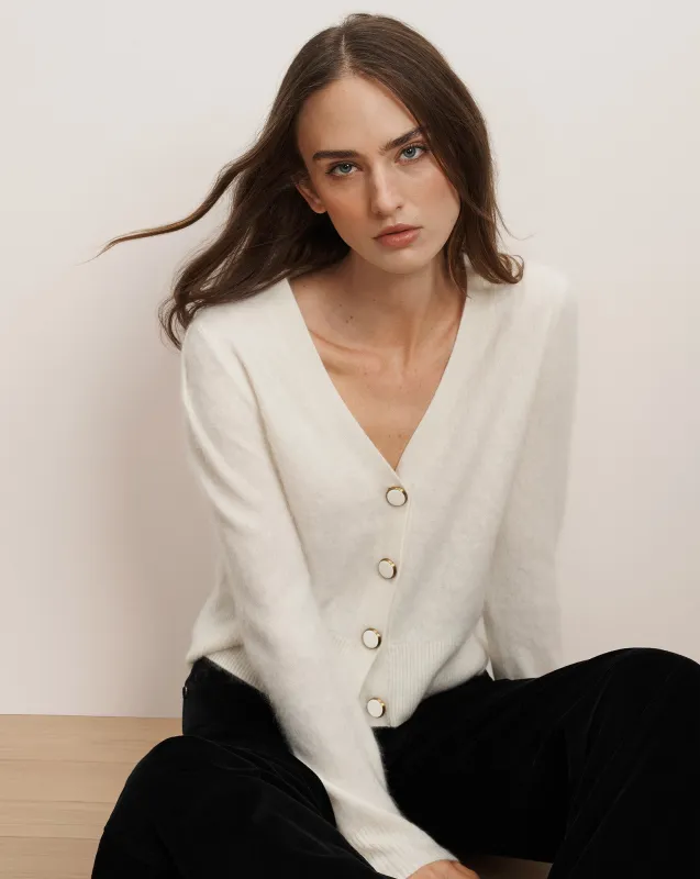Solene Brushed Cashmere Cardigan sold by Ulla Johnson