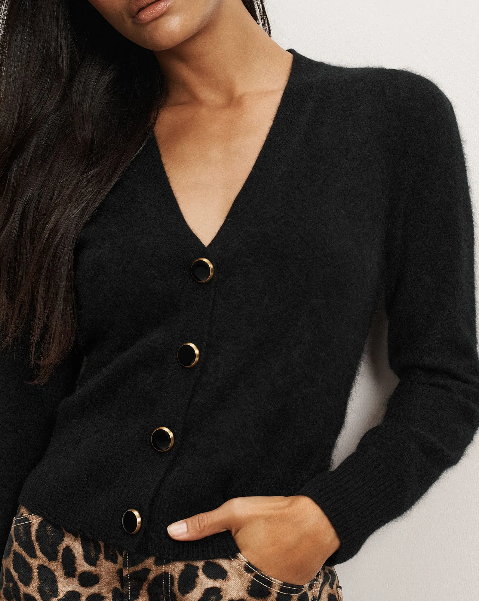 Solene Brushed Cashmere Cardigan sold by Ulla Johnson product image thumbnail 4