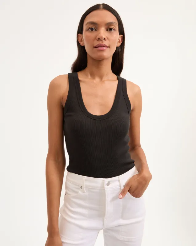 Birke Scoopneck Tank Top sold by Ulla Johnson