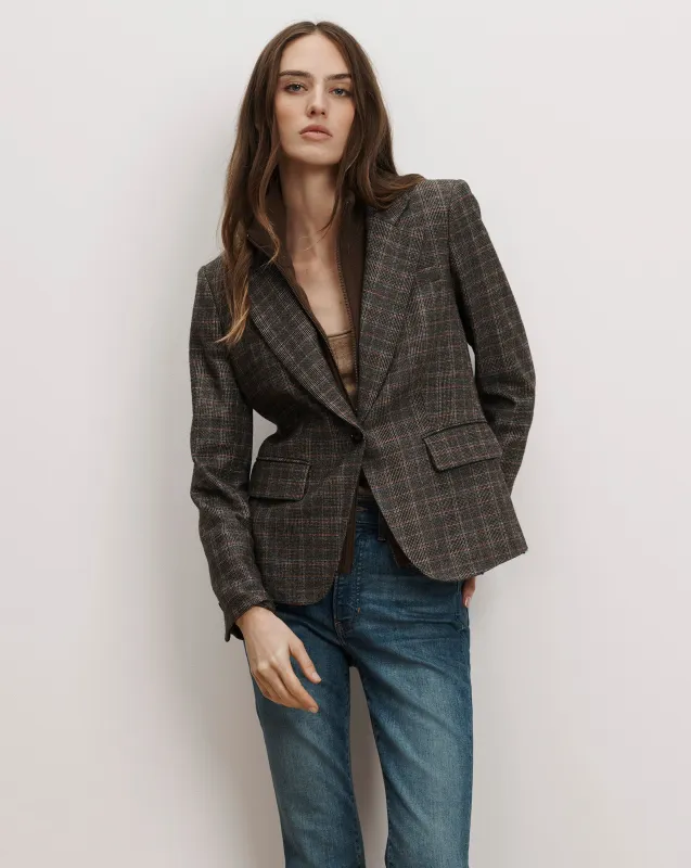 Tyra Plaid Dickey Jacket sold by Ulla Johnson