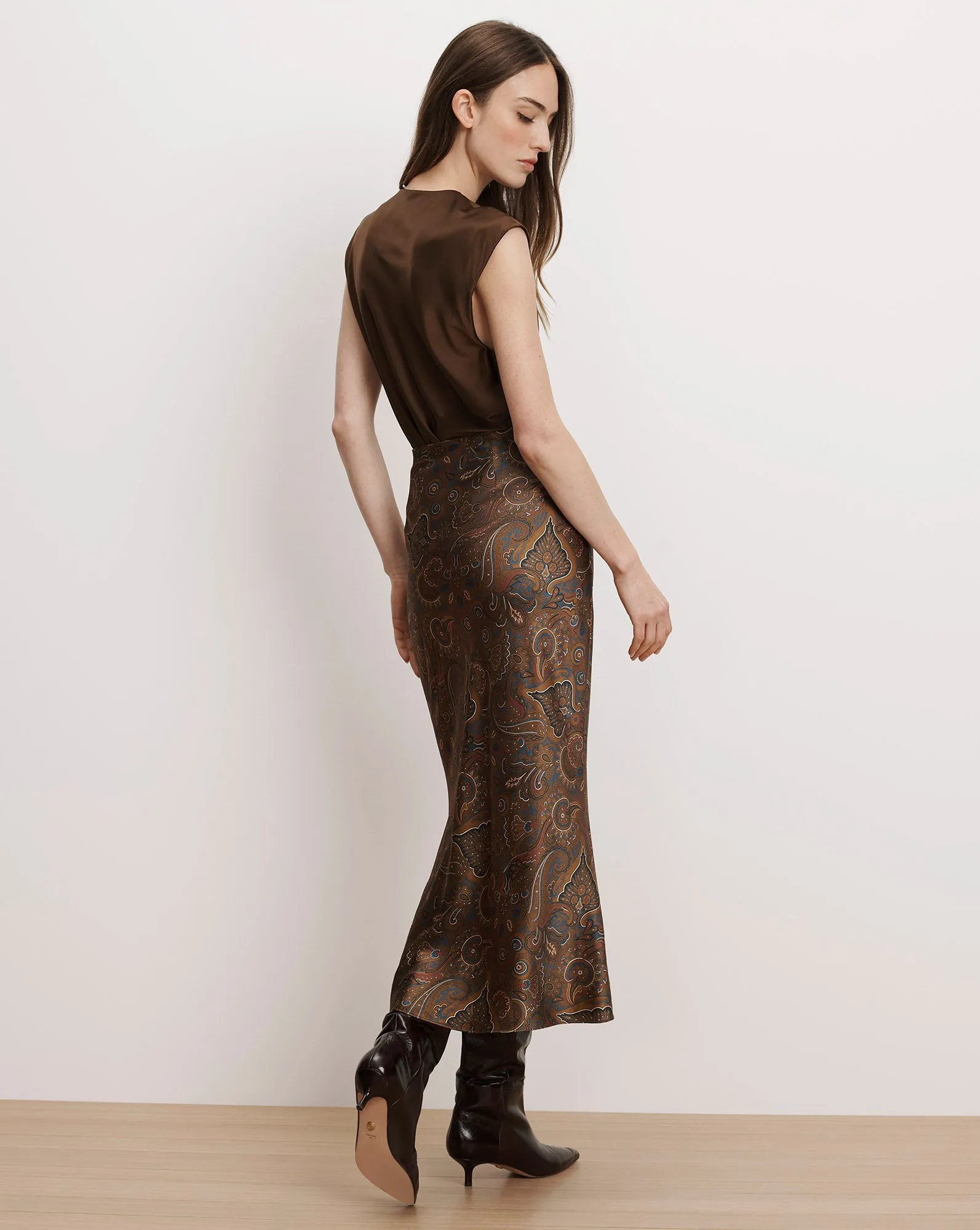Clover Paisley Midi Skirt sold by Ulla Johnson product image thumbnail 5
