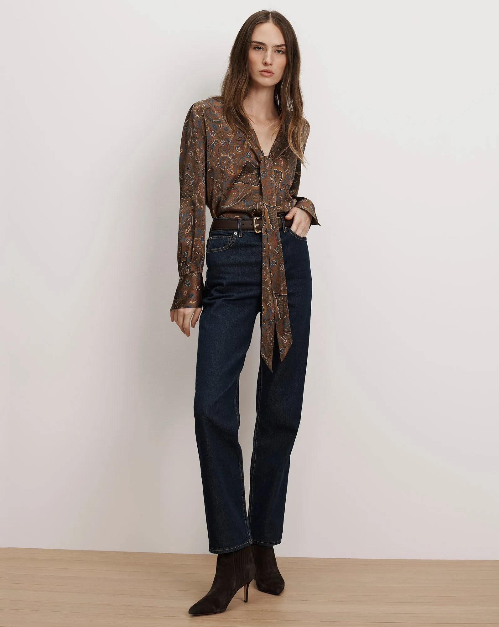 Francine Tie-Neck Blouse sold by Ulla Johnson product image thumbnail 2