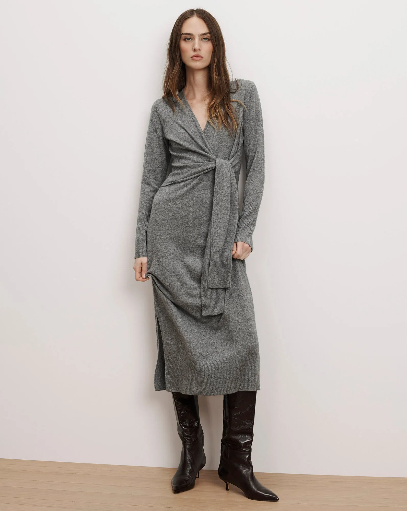 Salomez Wrap Midi Dress sold by Ulla Johnson product image thumbnail 2
