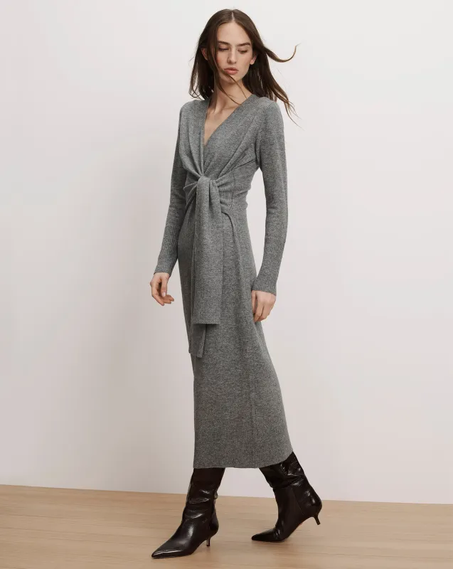 Salomez Wrap Midi Dress sold by Ulla Johnson