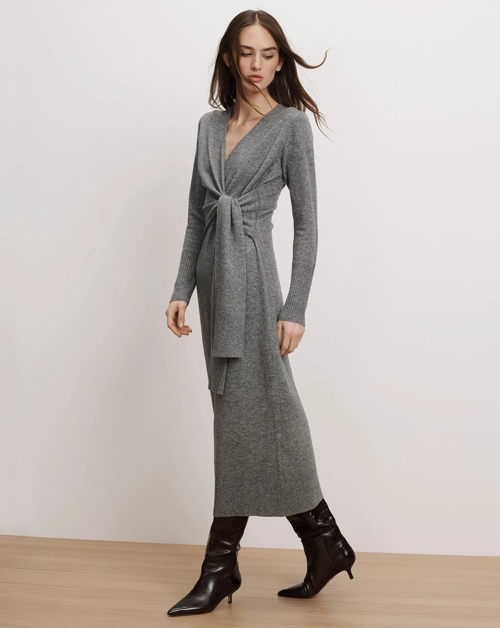 Salomez Wrap Midi Dress sold by Ulla Johnson