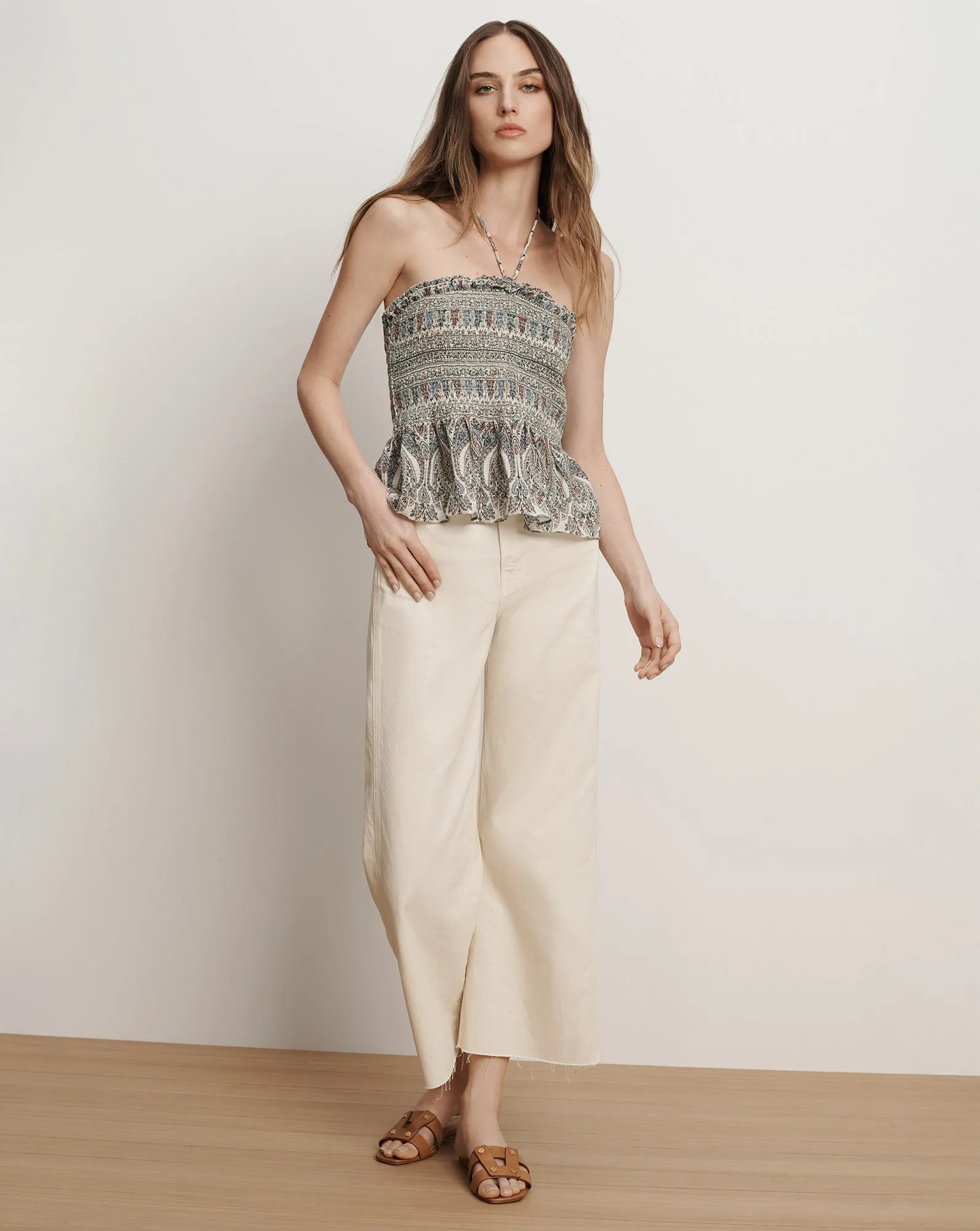 Damsey Smocked Halter Top sold by Ulla Johnson product image thumbnail 2