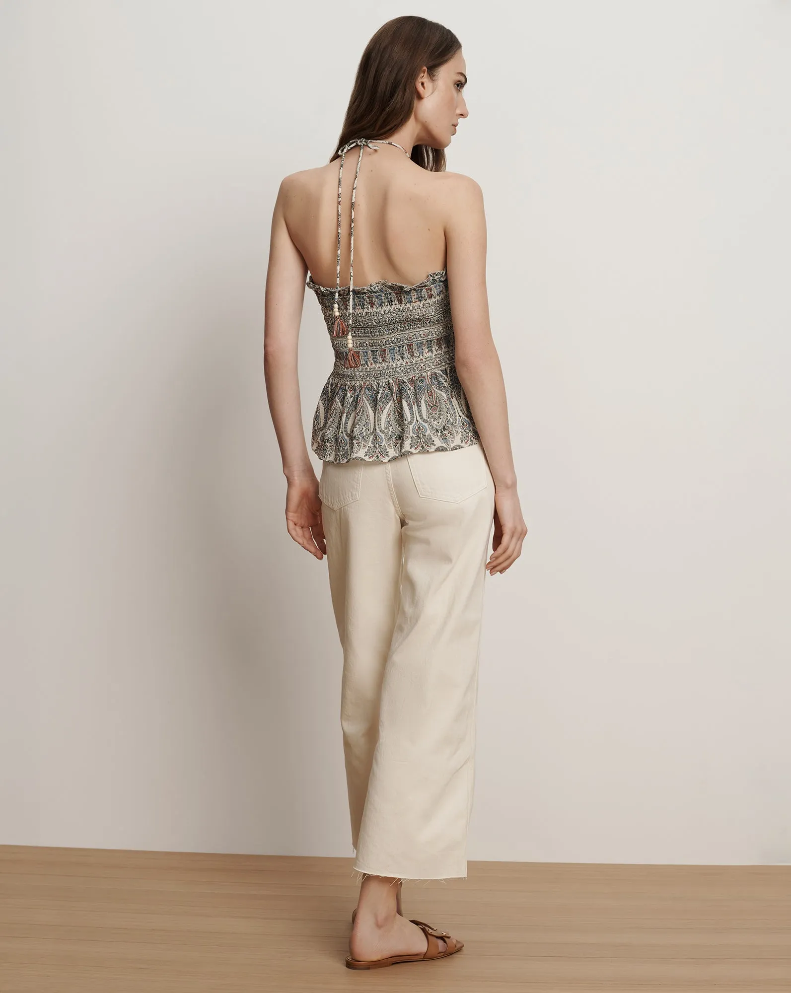 Damsey Smocked Halter Top sold by Ulla Johnson product image thumbnail 4