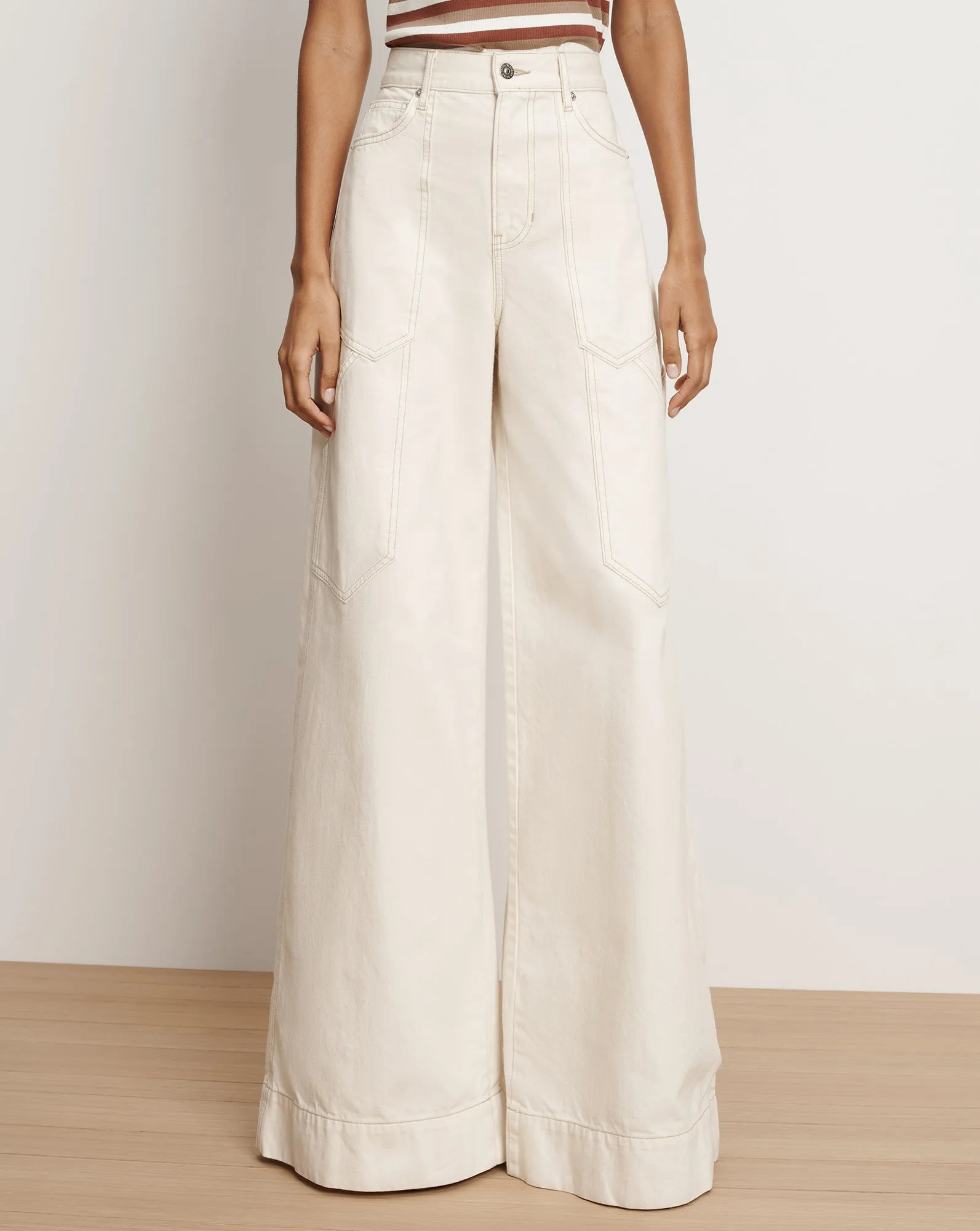 Freddy Wide-Leg Cargo Jean sold by Ulla Johnson product image thumbnail 2