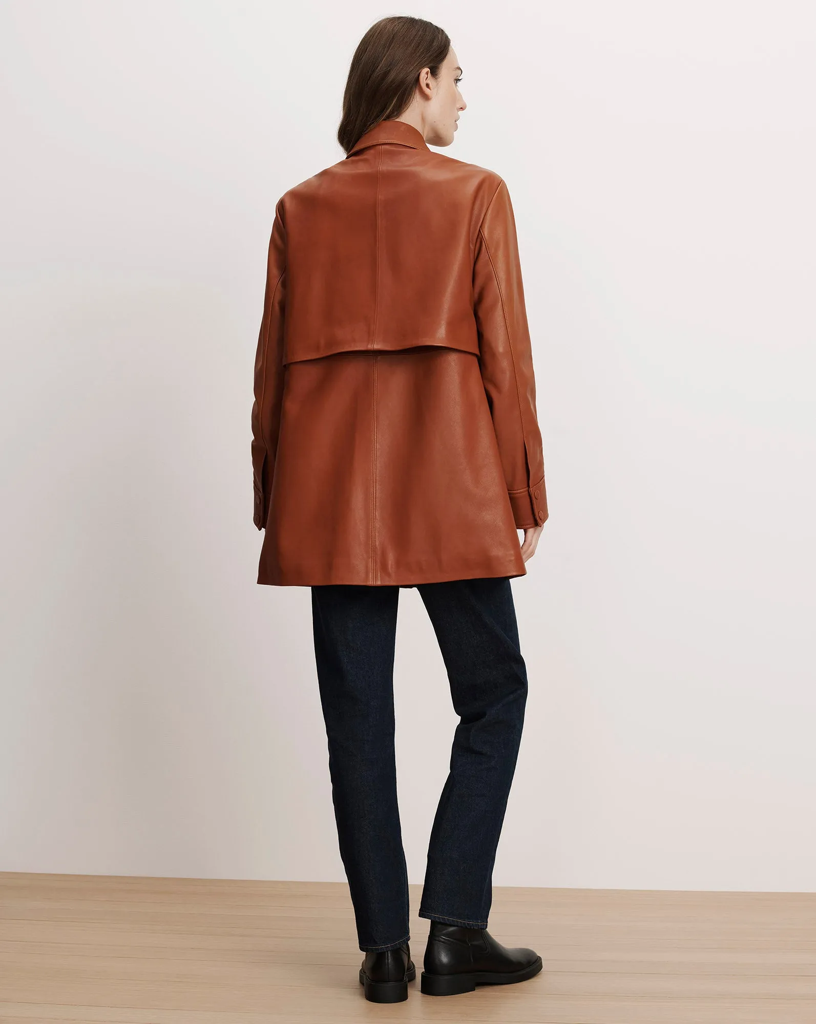 Liora Leather Utility Dickey Coat sold by Ulla Johnson product image thumbnail 5