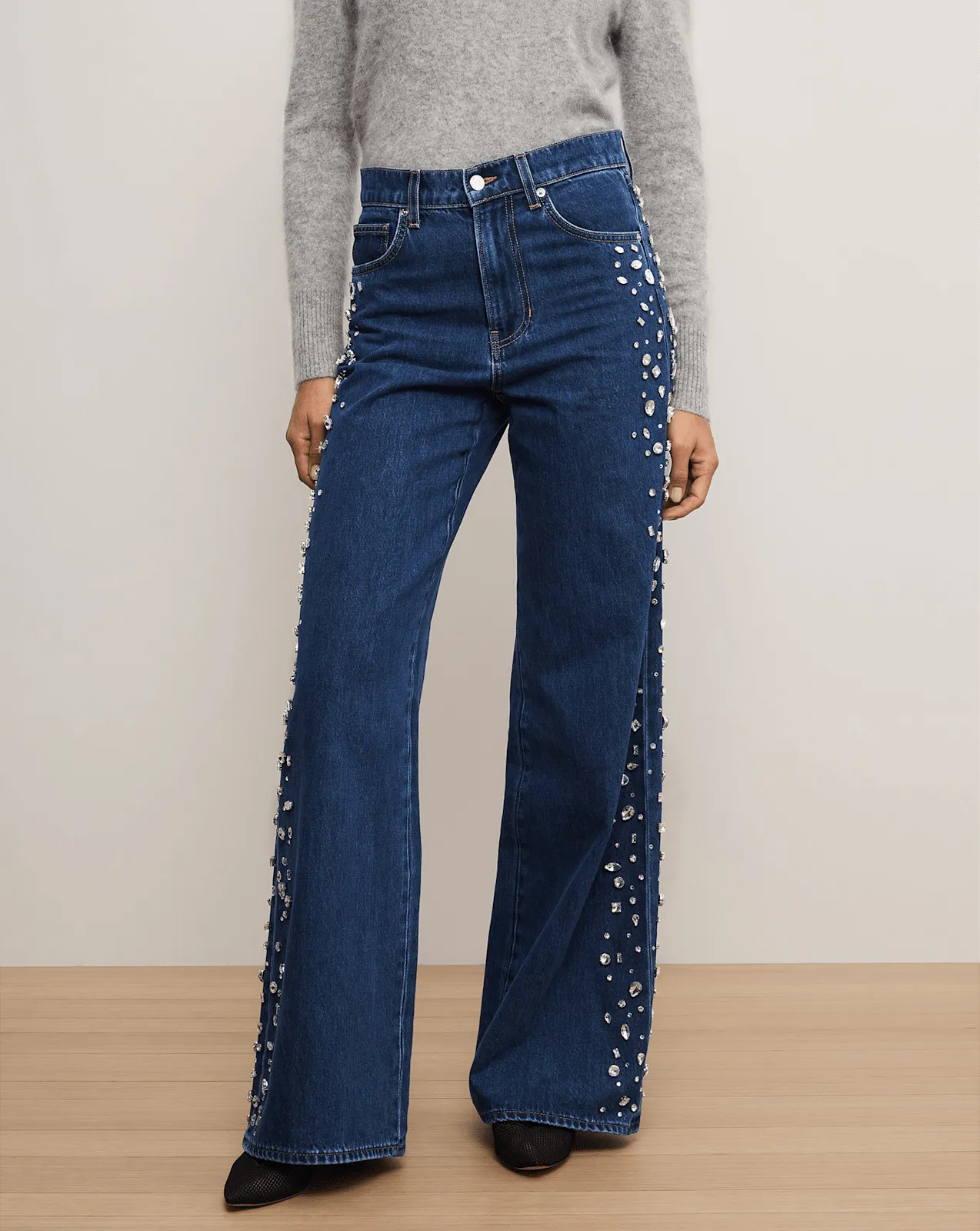Kasey Embellished Wide-Leg Jean sold by Ulla Johnson product image thumbnail 2