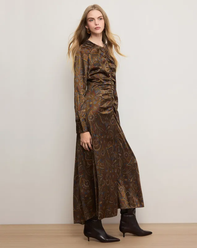 Irma Stretch-Silk Midi Dress sold by Ulla Johnson