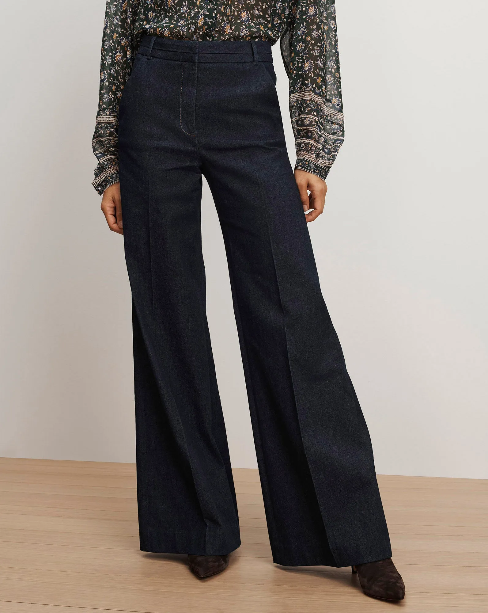 Crue Wide-Leg Denim Pant sold by Ulla Johnson product image thumbnail 2