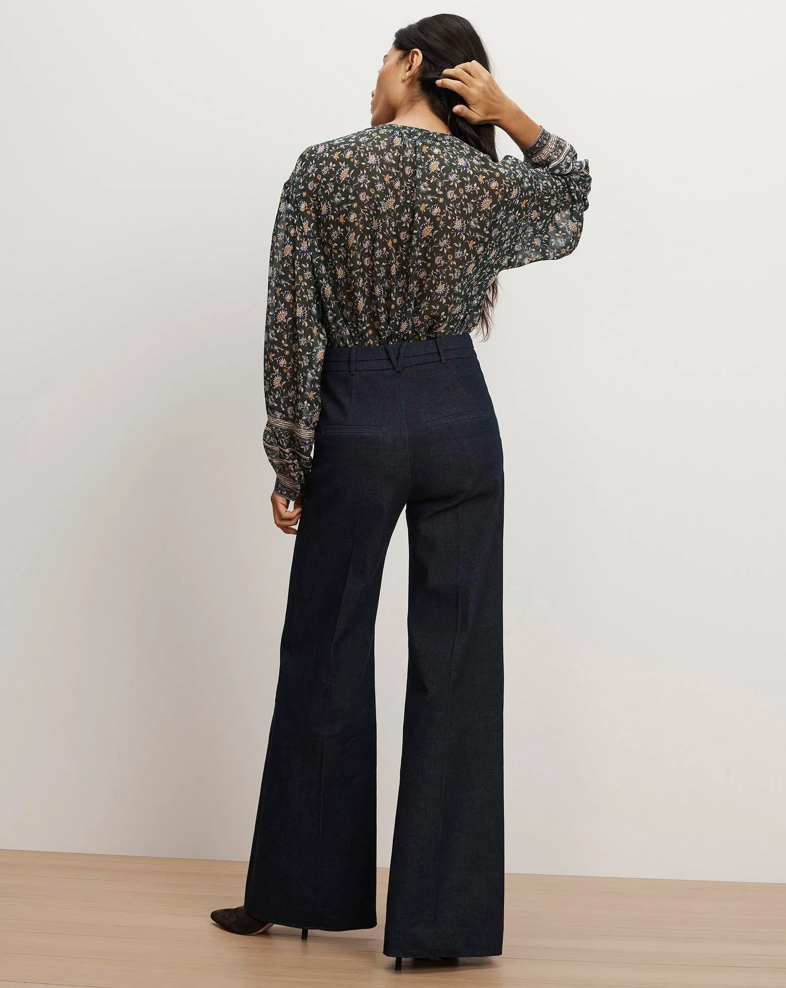 Crue Wide-Leg Denim Pant sold by Ulla Johnson product image thumbnail 5