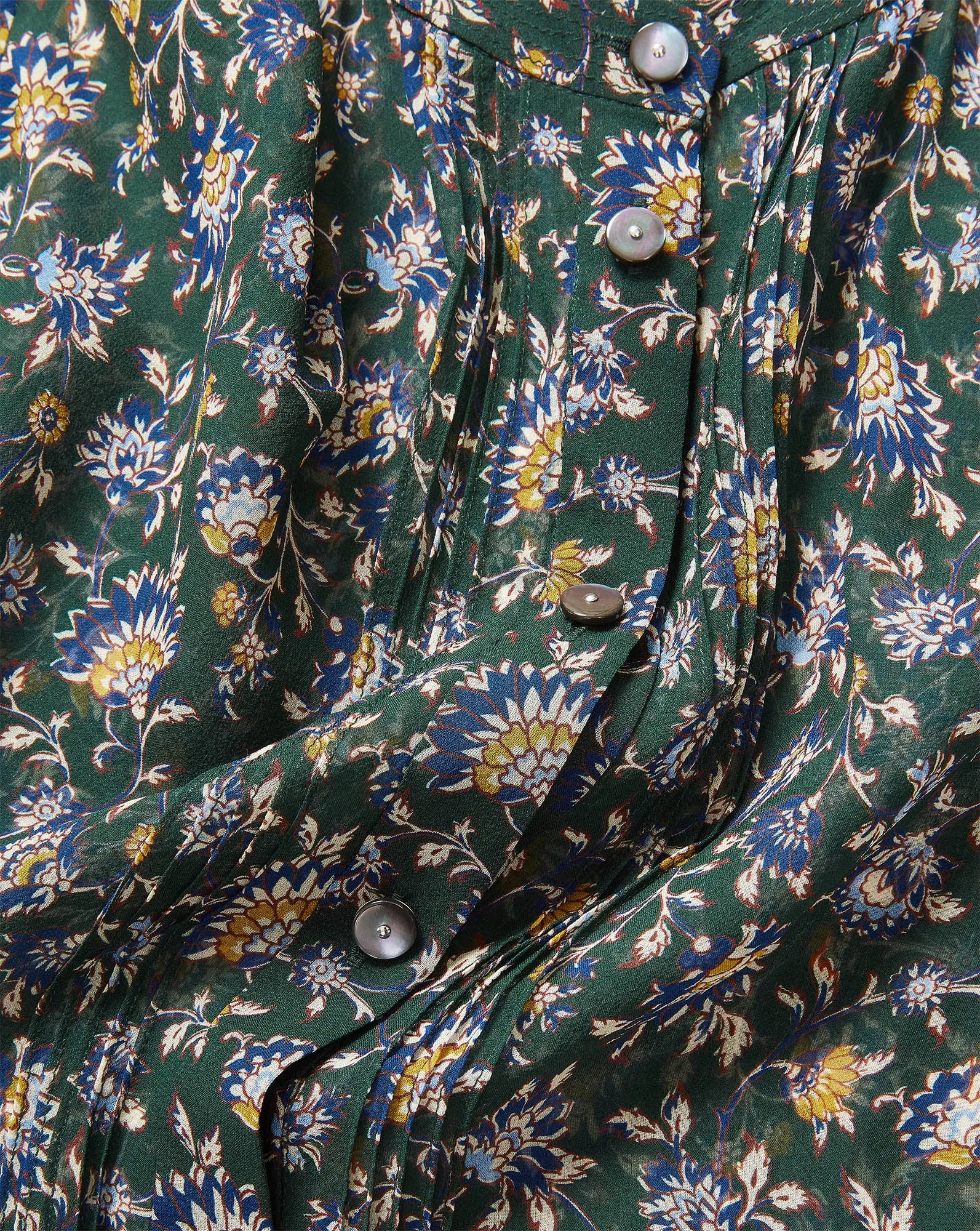 Lollie Floral Button-Down Blouse sold by Ulla Johnson product image thumbnail 3