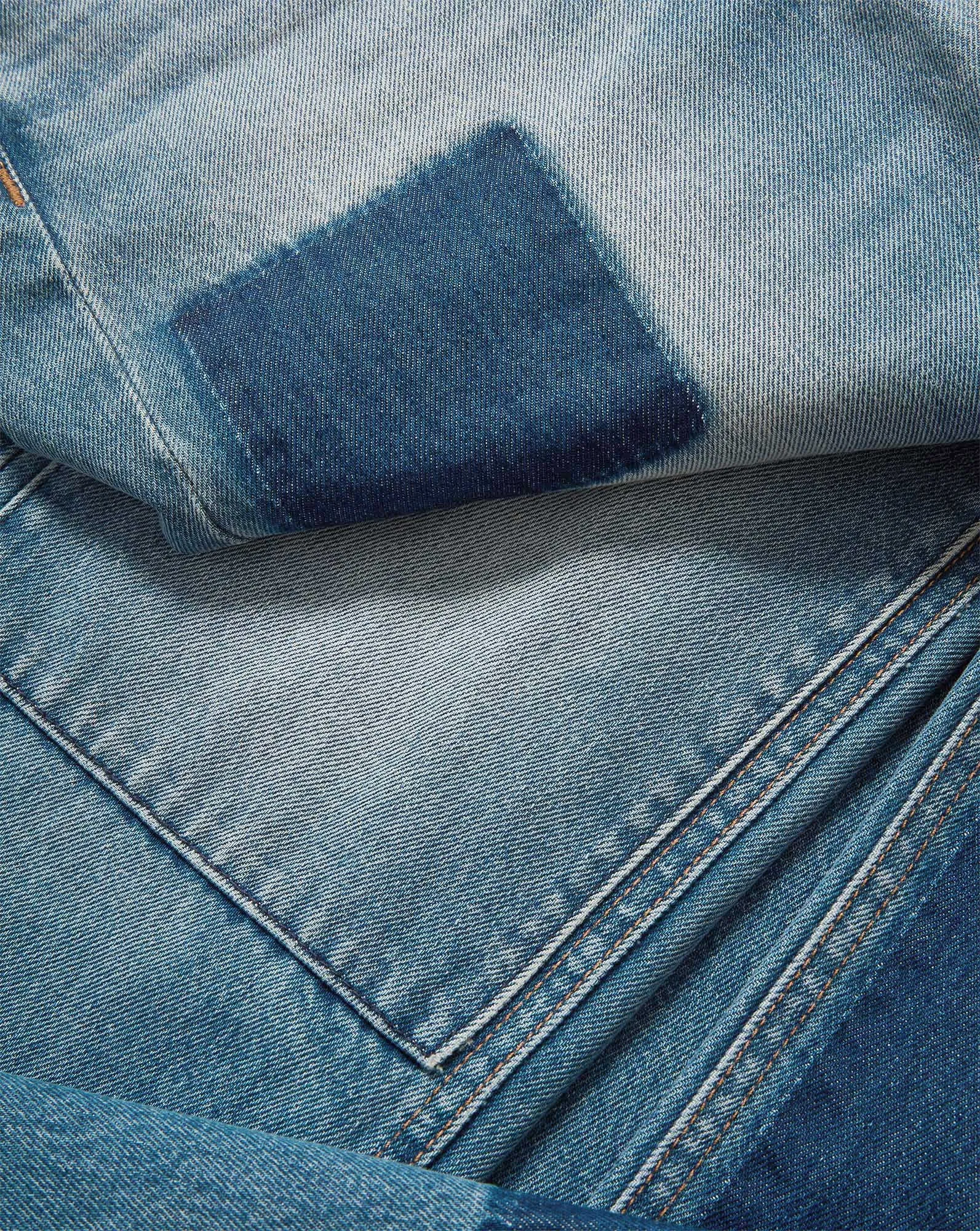 Dylan Patchwork Straight-Leg Jean sold by Ulla Johnson product image thumbnail 4