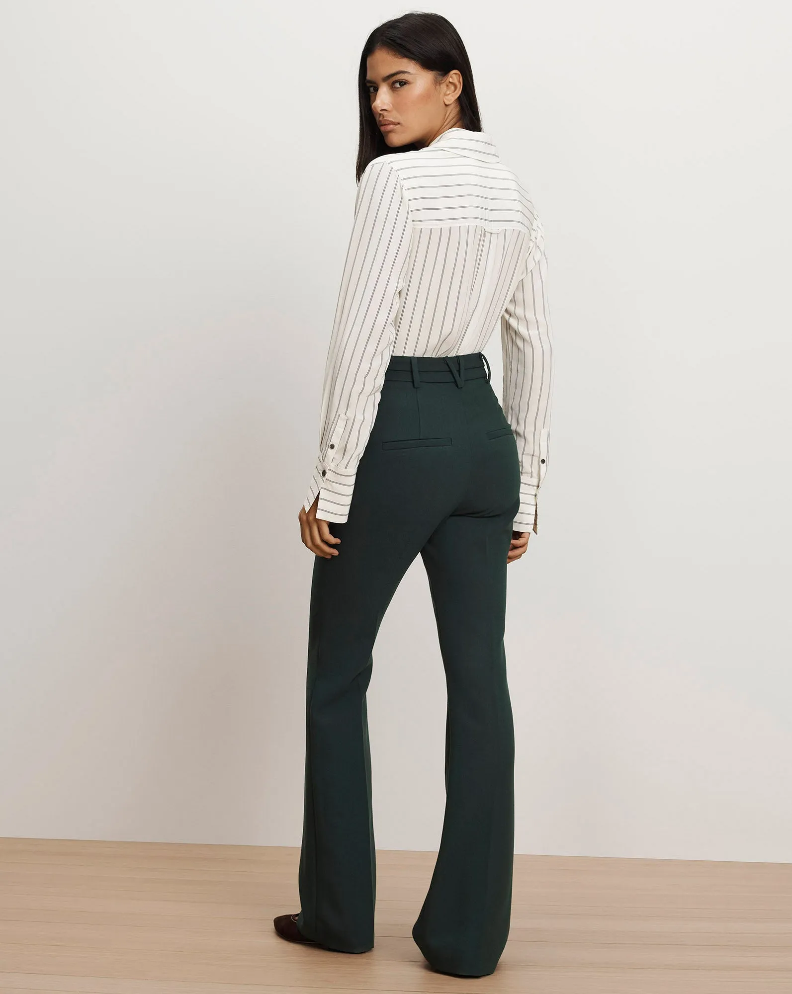 Saku Striped Button-Down Shirt sold by Ulla Johnson product image thumbnail 4