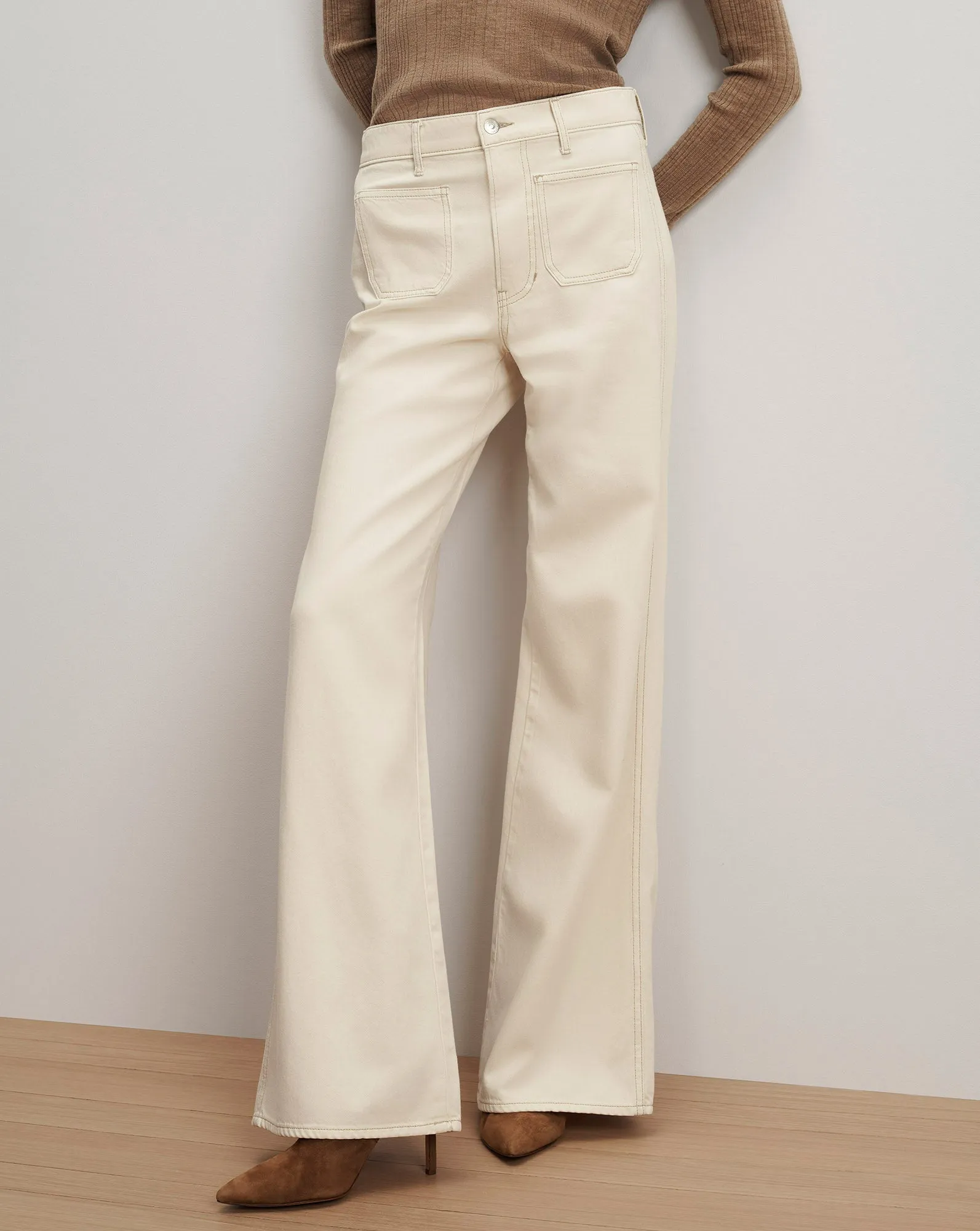 Kasey Patch-Pocket Wide-Leg Jean sold by Ulla Johnson product image thumbnail 2