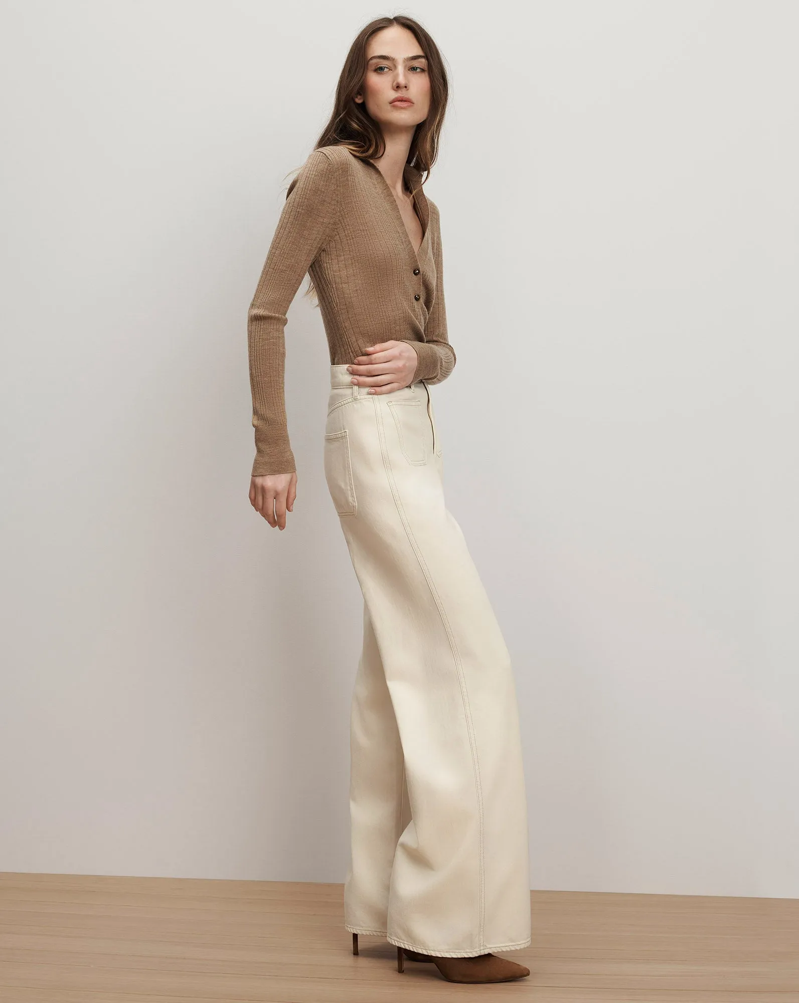 Kasey Patch-Pocket Wide-Leg Jean sold by Ulla Johnson product image thumbnail 3