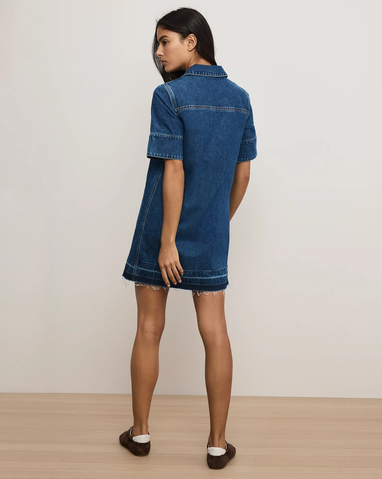 Felice Denim Mini Dress sold by Ulla Johnson product image thumbnail 4