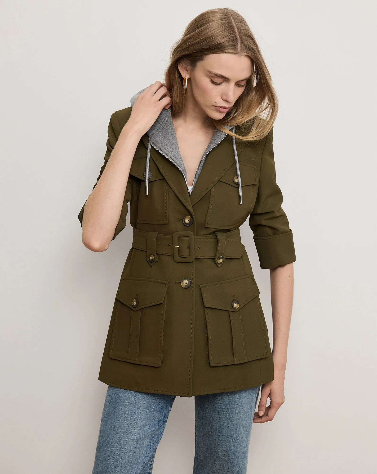 Jones Belted Dickey Jacket sold by Ulla Johnson