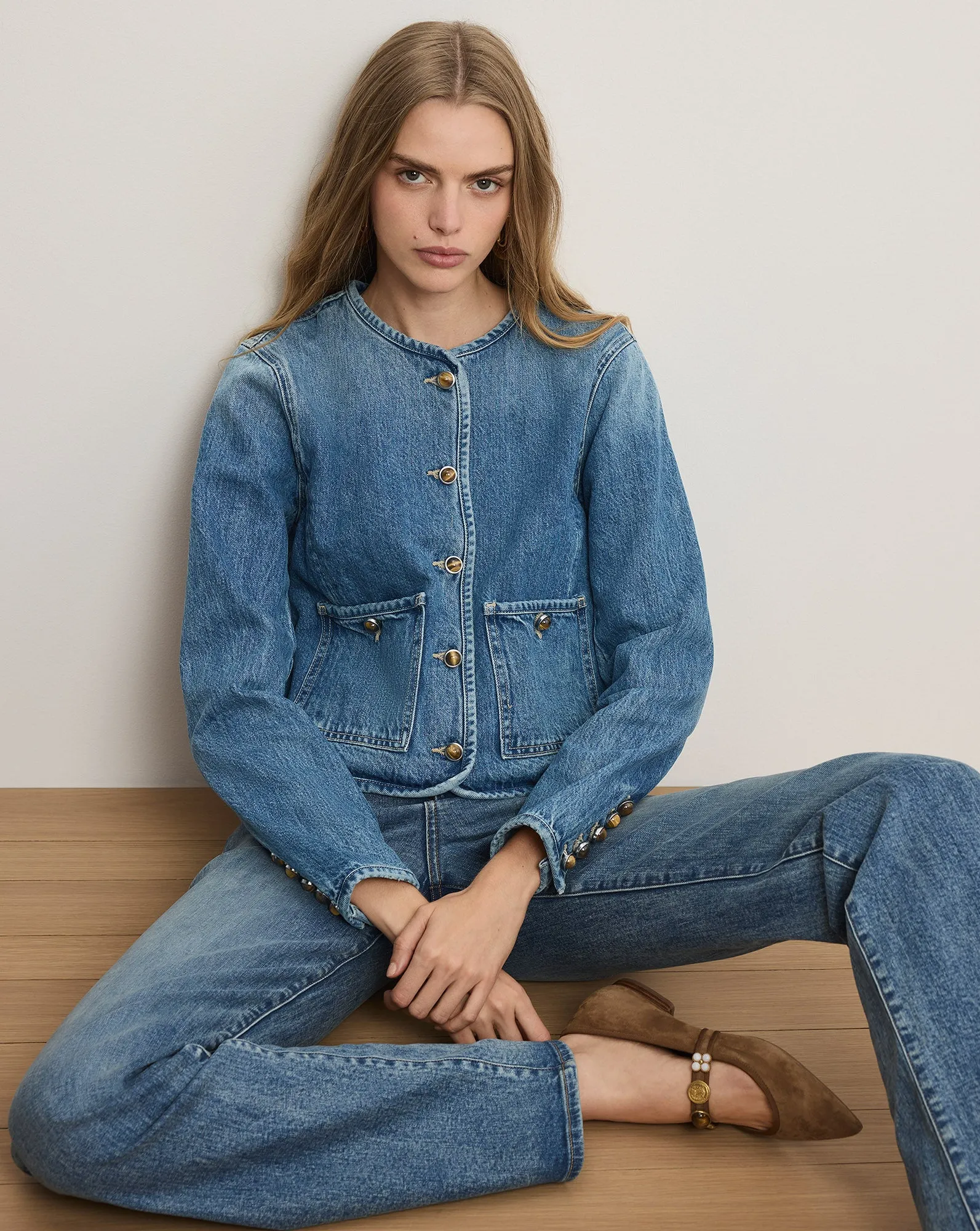 Andrea Denim Jacket sold by Ulla Johnson