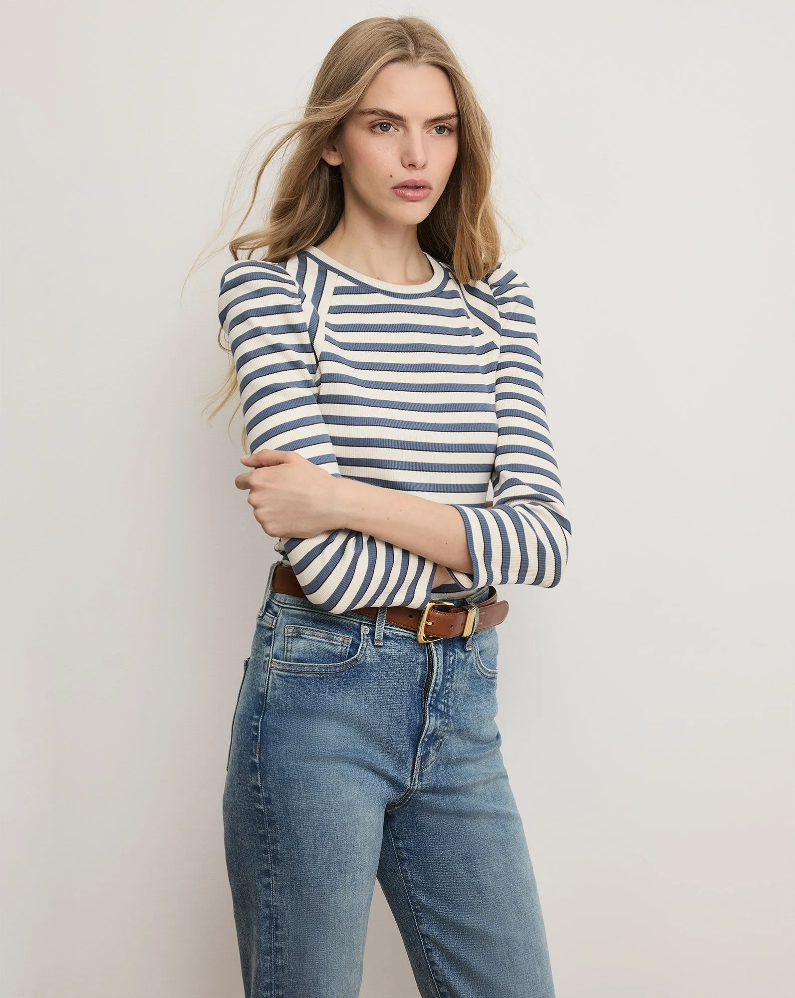 Delano Puff-Sleeve T-Shirt sold by Ulla Johnson