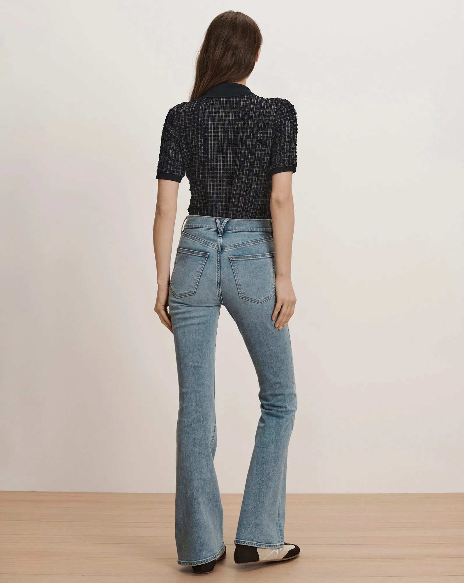 Benedetta Plaid Polo Shirt sold by Ulla Johnson product image thumbnail 4