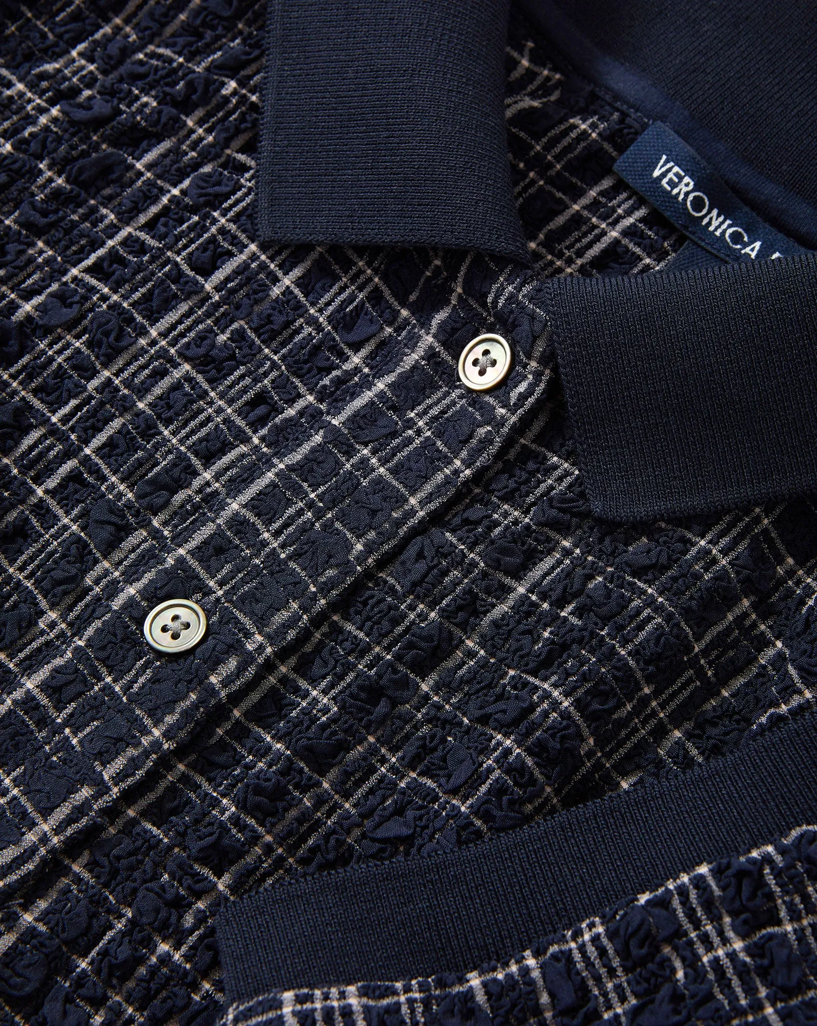 Benedetta Plaid Polo Shirt sold by Ulla Johnson product image thumbnail 3