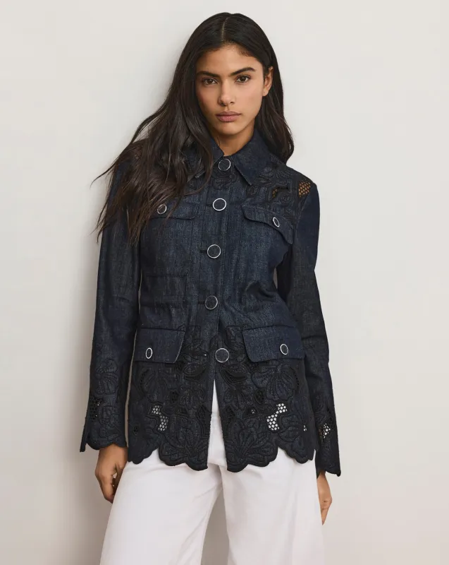 Kiki Eyelet Jacket sold by Ulla Johnson