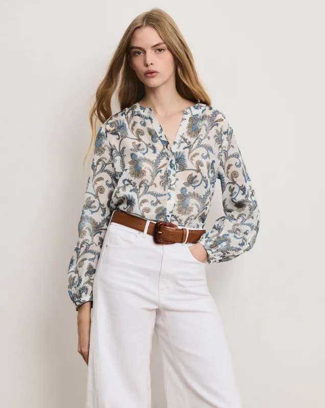 Soleil Paisley Blouse sold by Ulla Johnson