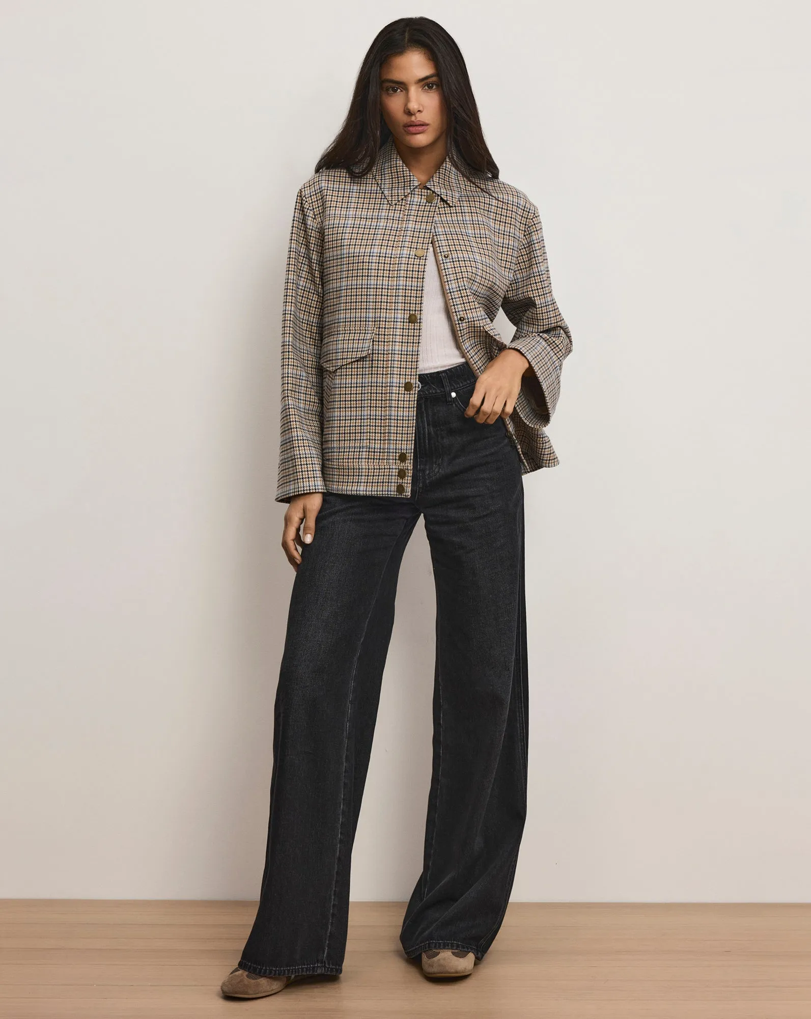 Kasper Plaid Chore Jacket sold by Ulla Johnson product image thumbnail 5