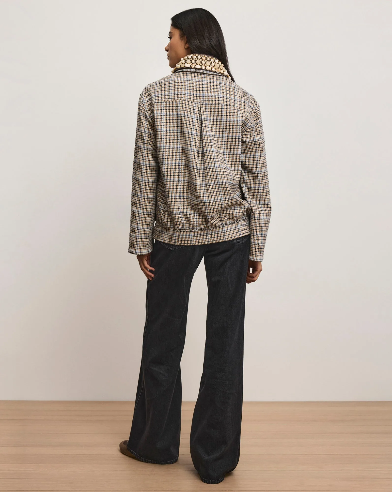 Kasper Plaid Chore Jacket sold by Ulla Johnson product image thumbnail 4