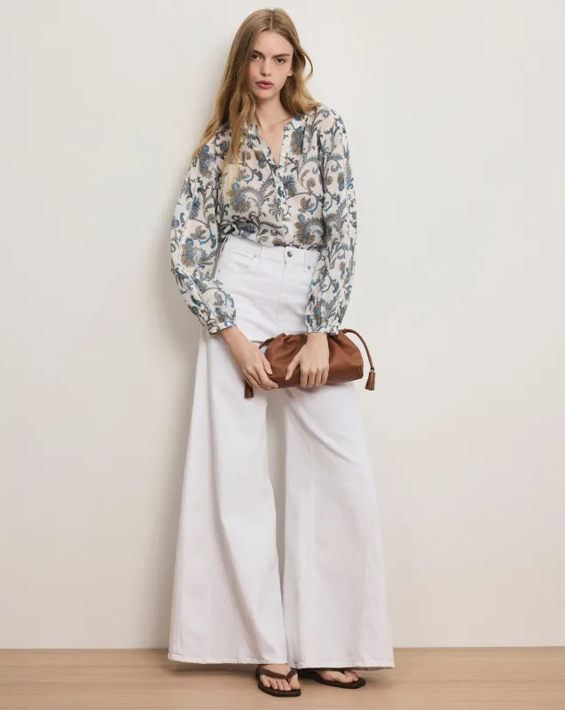 Vicki Extra-Wide-Leg Jean made by Veronica Beard