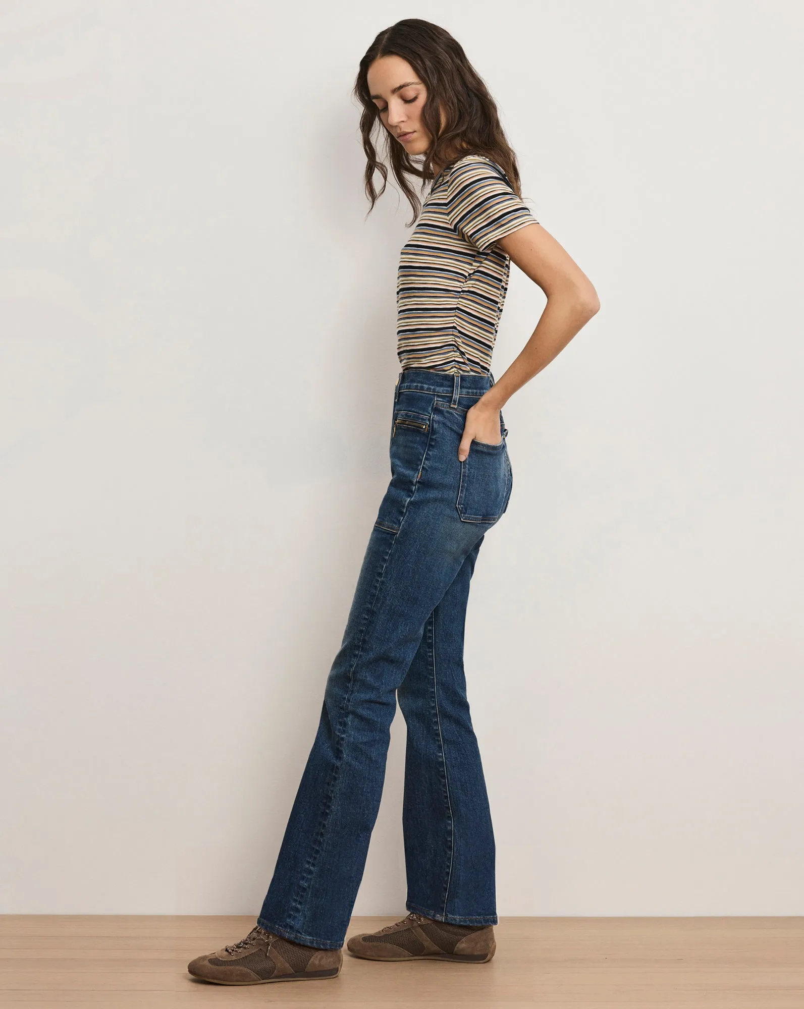 Beverly Patch-Pocket Skinny-Flare Jean sold by Ulla Johnson product image thumbnail 3