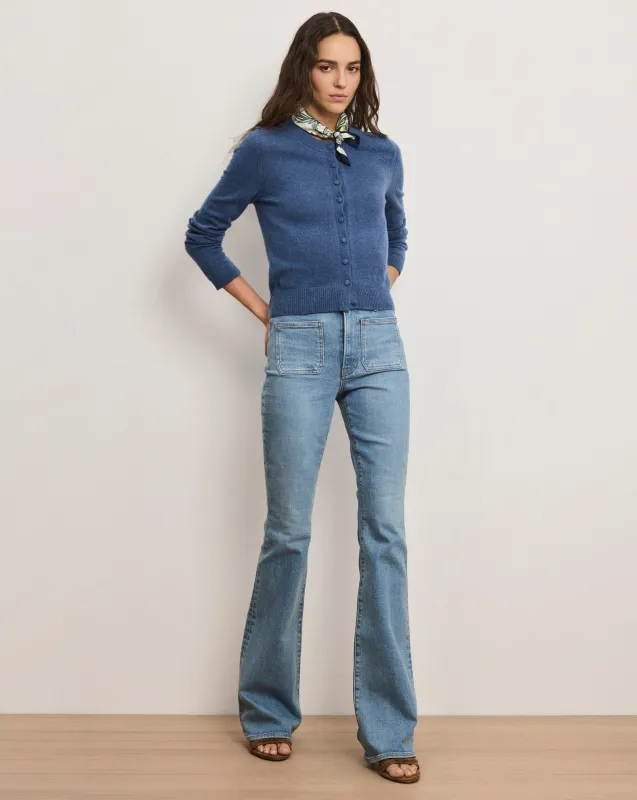 Beverly Patch-Pocket Skinny-Flare Jean made by Ulla Johnson