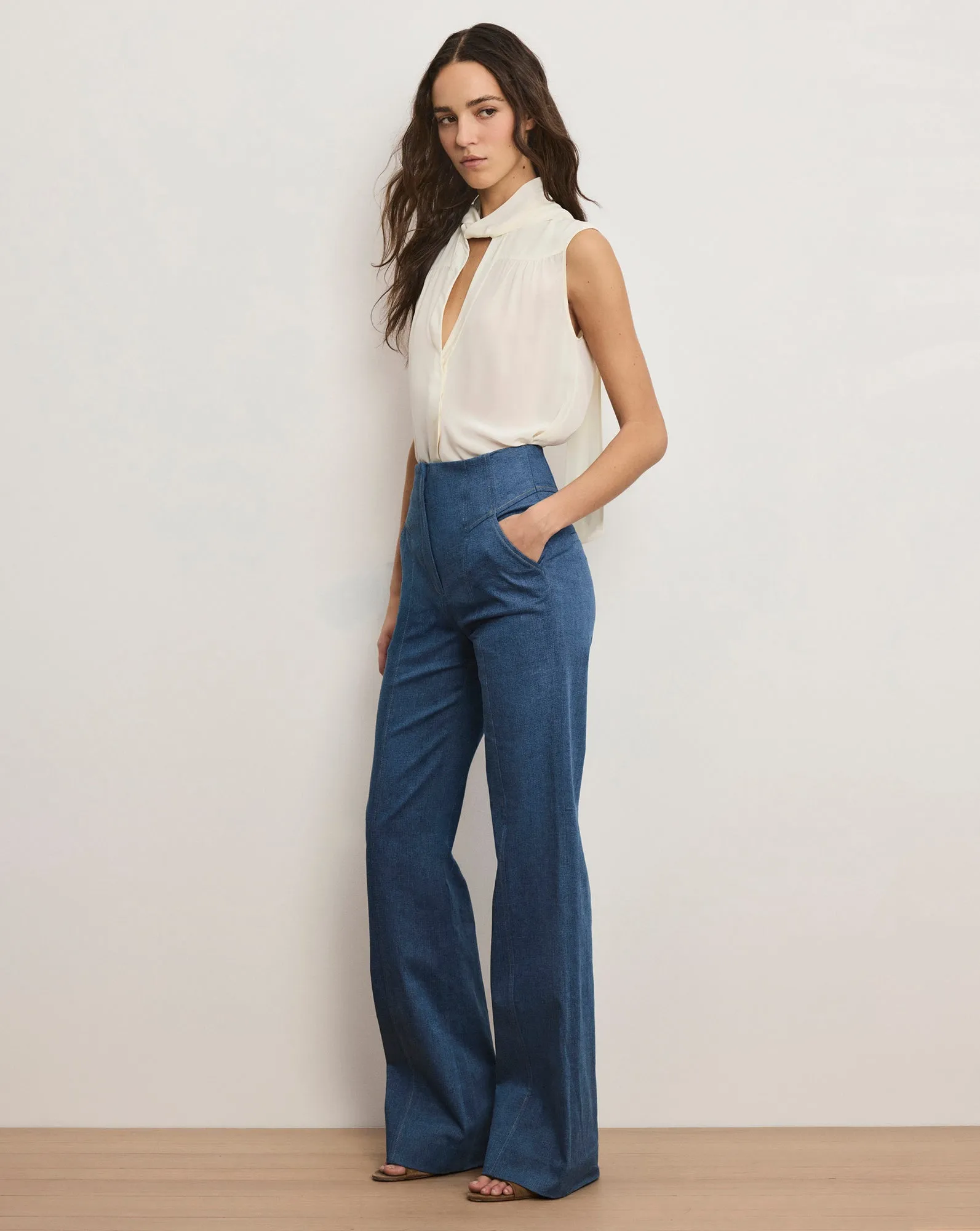 Frenkle Denim Pant sold by Ulla Johnson product image thumbnail 3