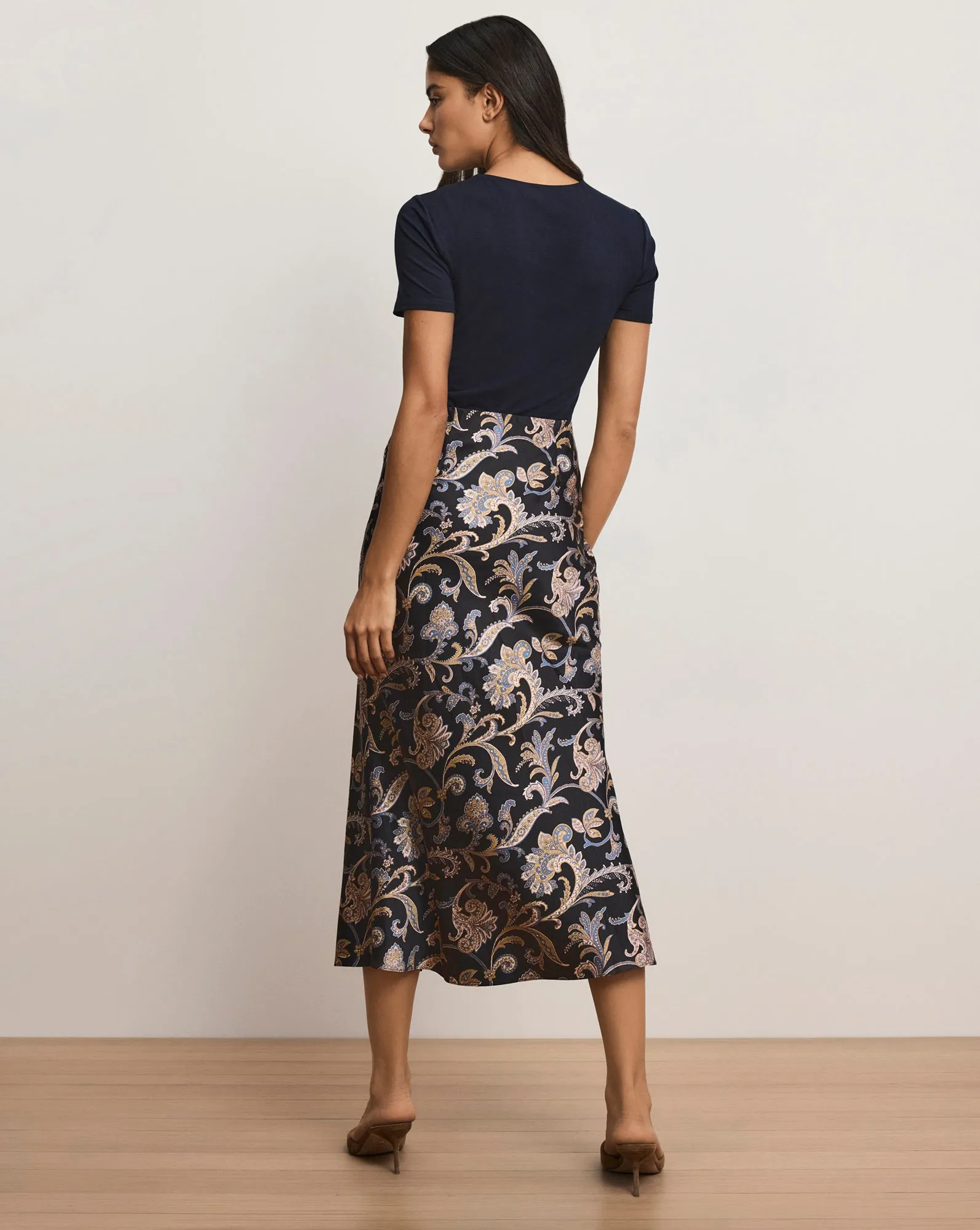 Clover Paisley Midi Skirt sold by Ulla Johnson product image thumbnail 5