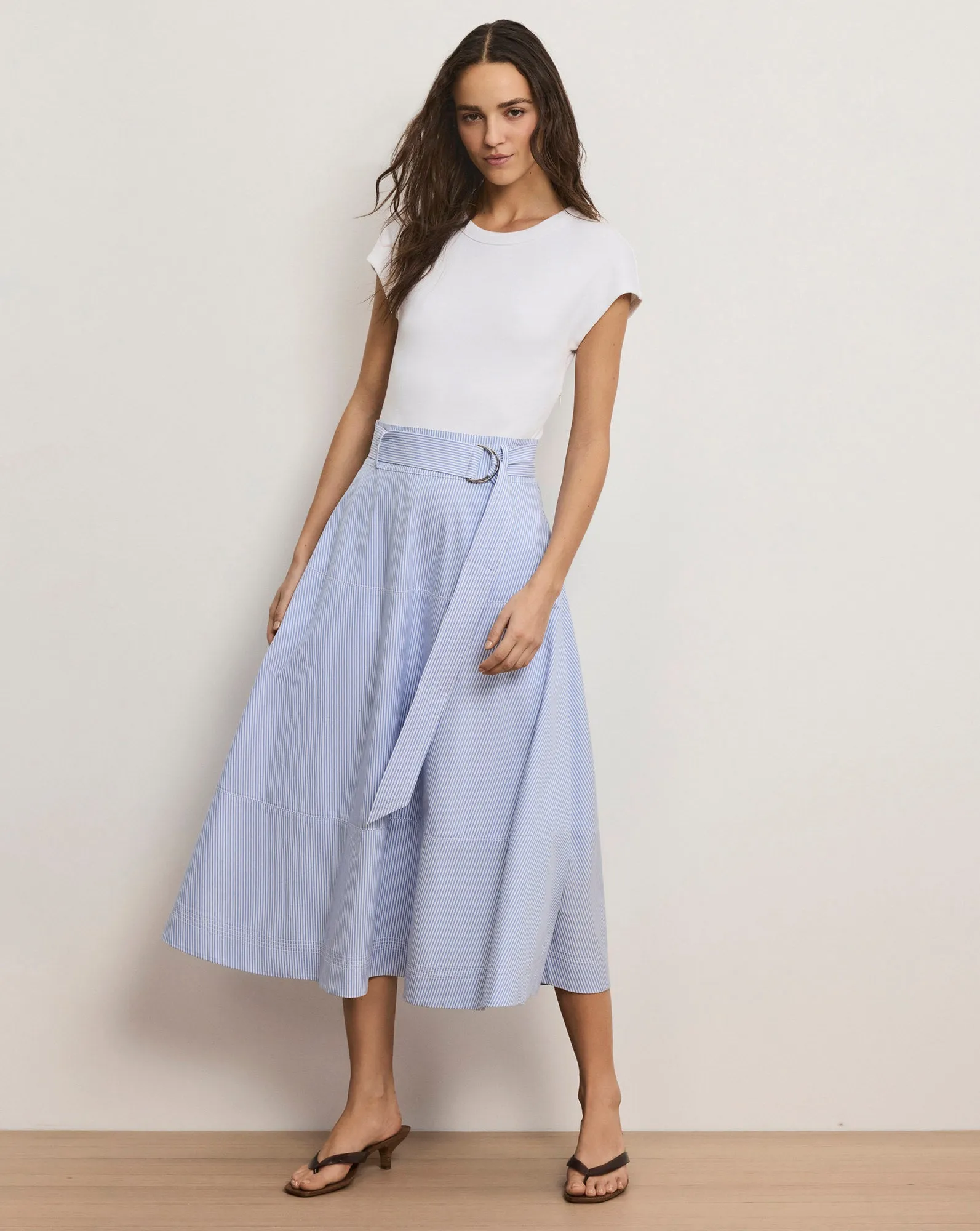 Belmar Mixed-Media Midi Dress sold by Ulla Johnson product image thumbnail 2