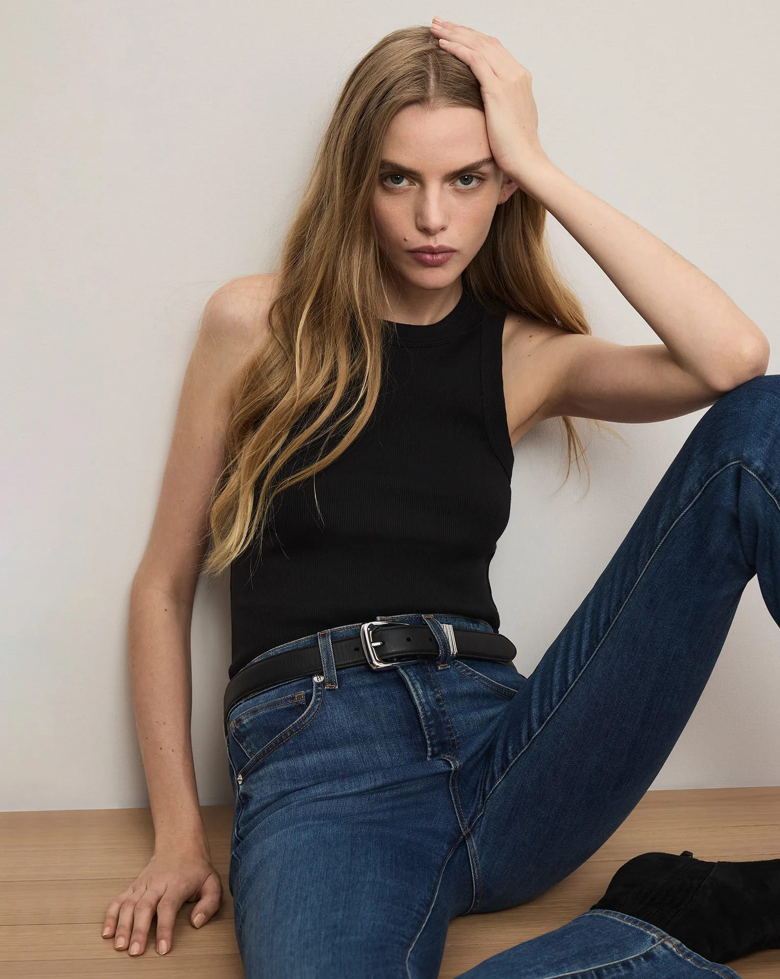 Jordyn Cropped Tank Top sold by Ulla Johnson