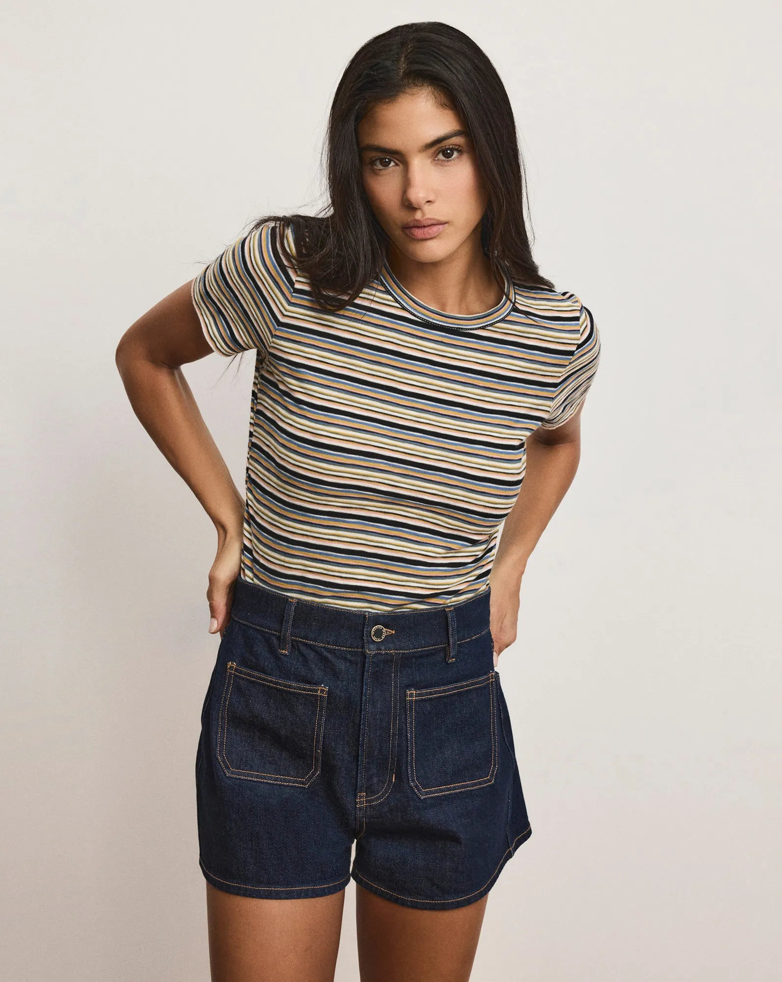 Remus Striped T-Shirt sold by Ulla Johnson