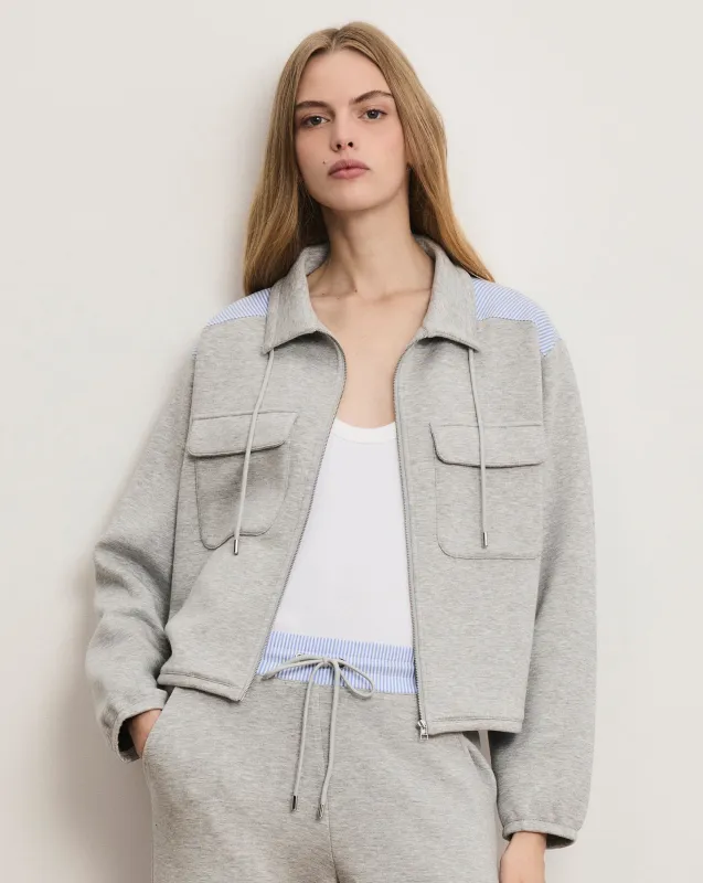 Stellant Stretch-Scuba Jacket made by Veronica Beard