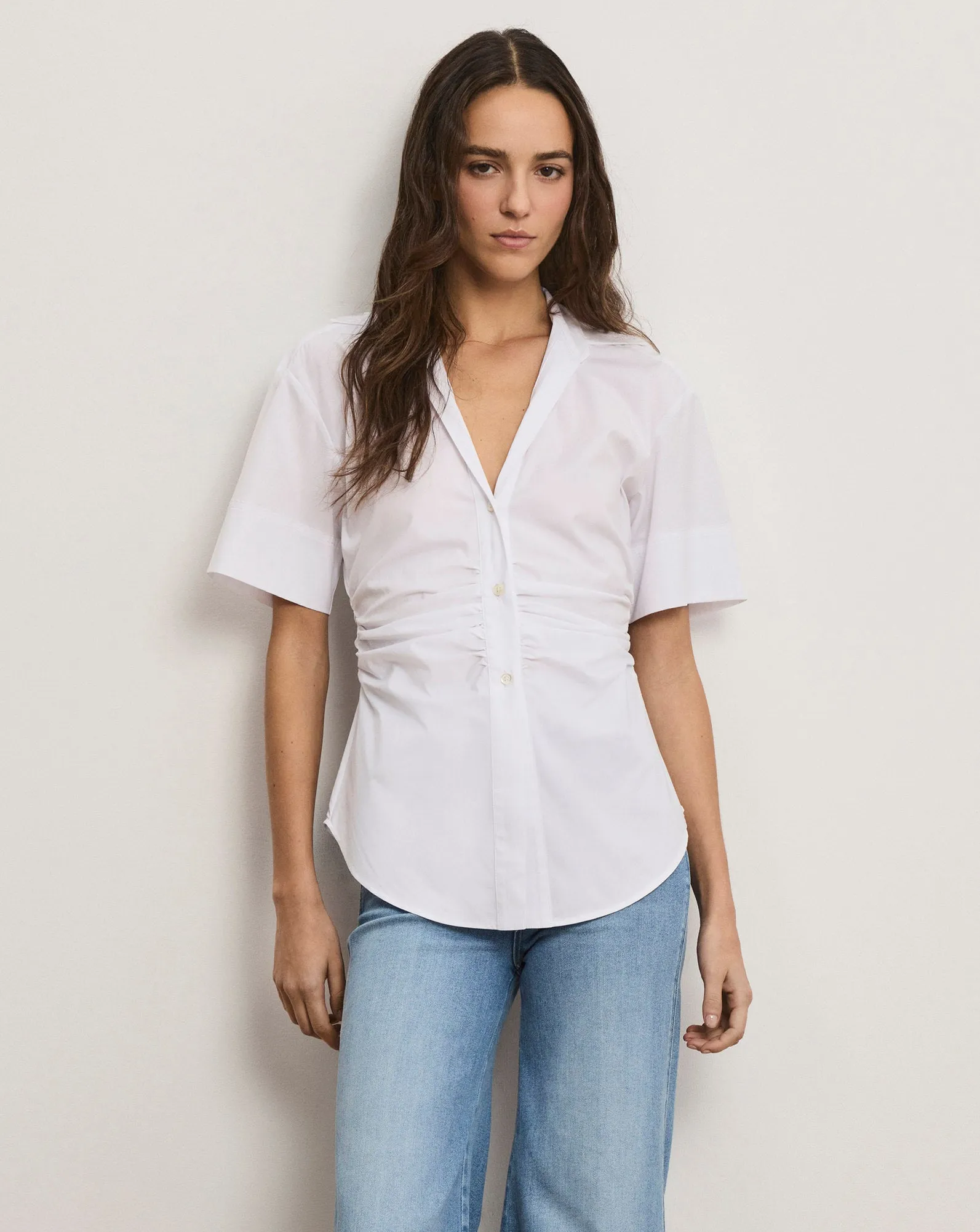 Devra Button-Down Shirt sold by Ulla Johnson