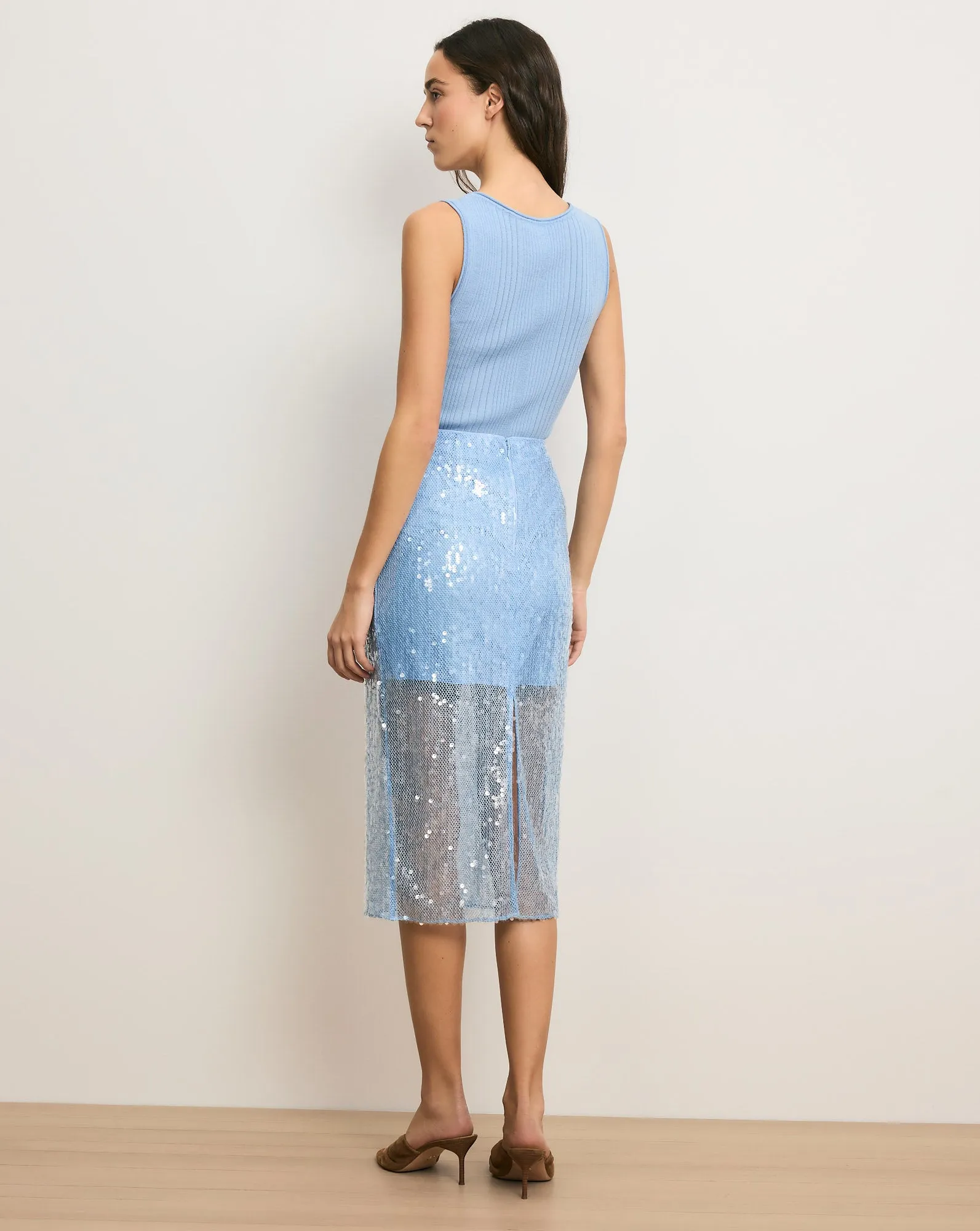 Allora Sequin Midi Skirt sold by Ulla Johnson product image thumbnail 5