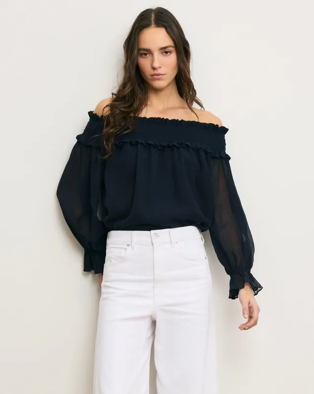 Callum Off-the-Shoulder Top made by Veronica Beard
