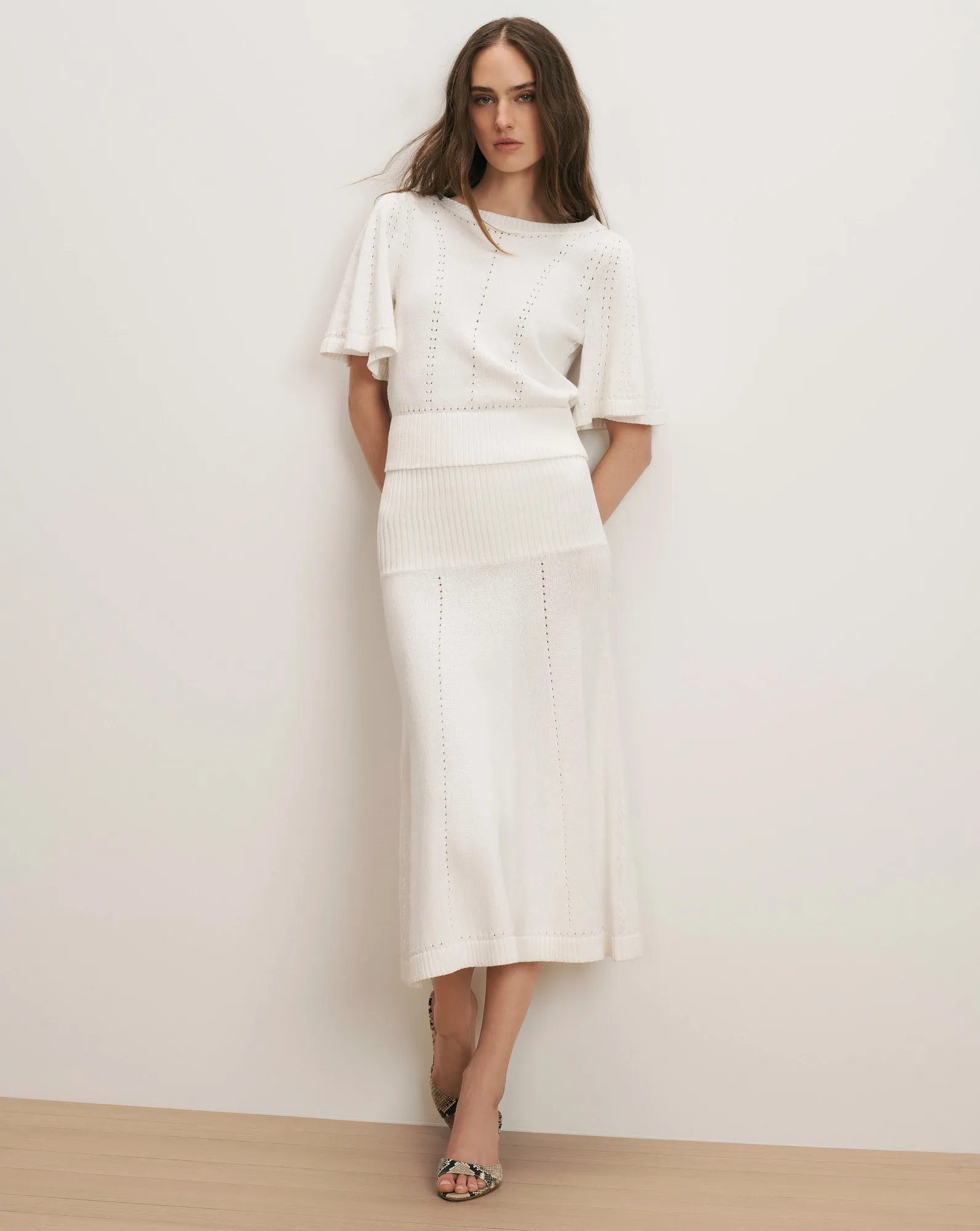 Cazian Knit Midi Skirt sold by Ulla Johnson