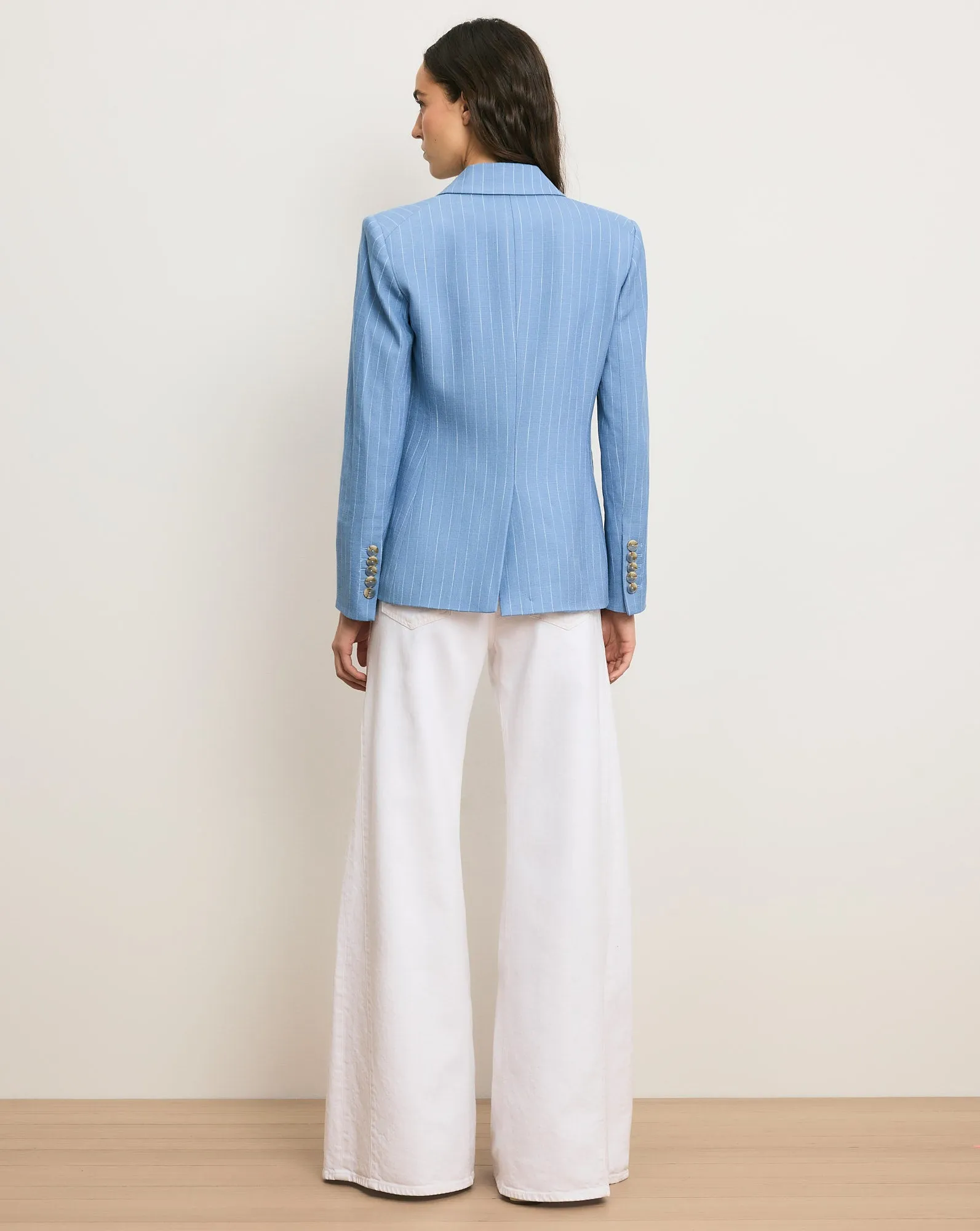 Miller Pinstripe Dickey Jacket sold by Ulla Johnson product image thumbnail 4